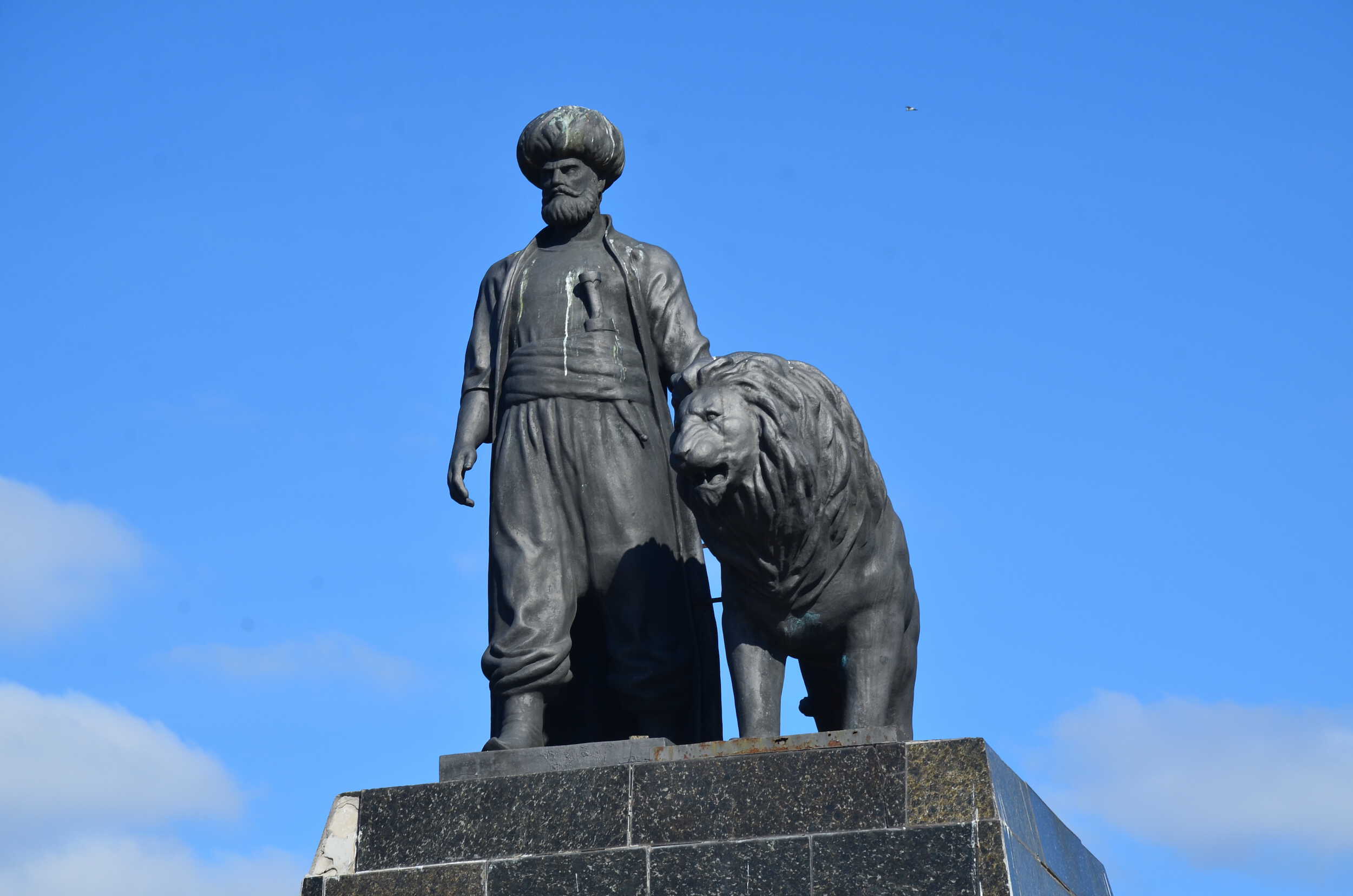 Statue of Cezayirli Hasan Pasha in Kasımpaşa, Istanbul, Turkey
