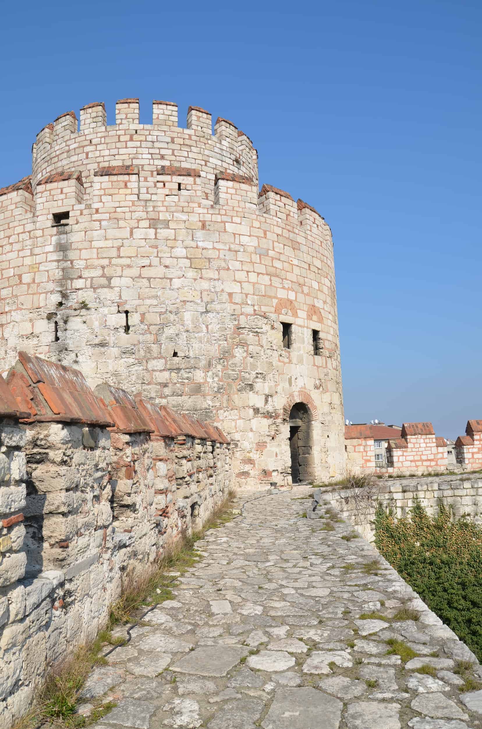Treasury Tower at Yedikule Fortress in Istanbul, Turkey