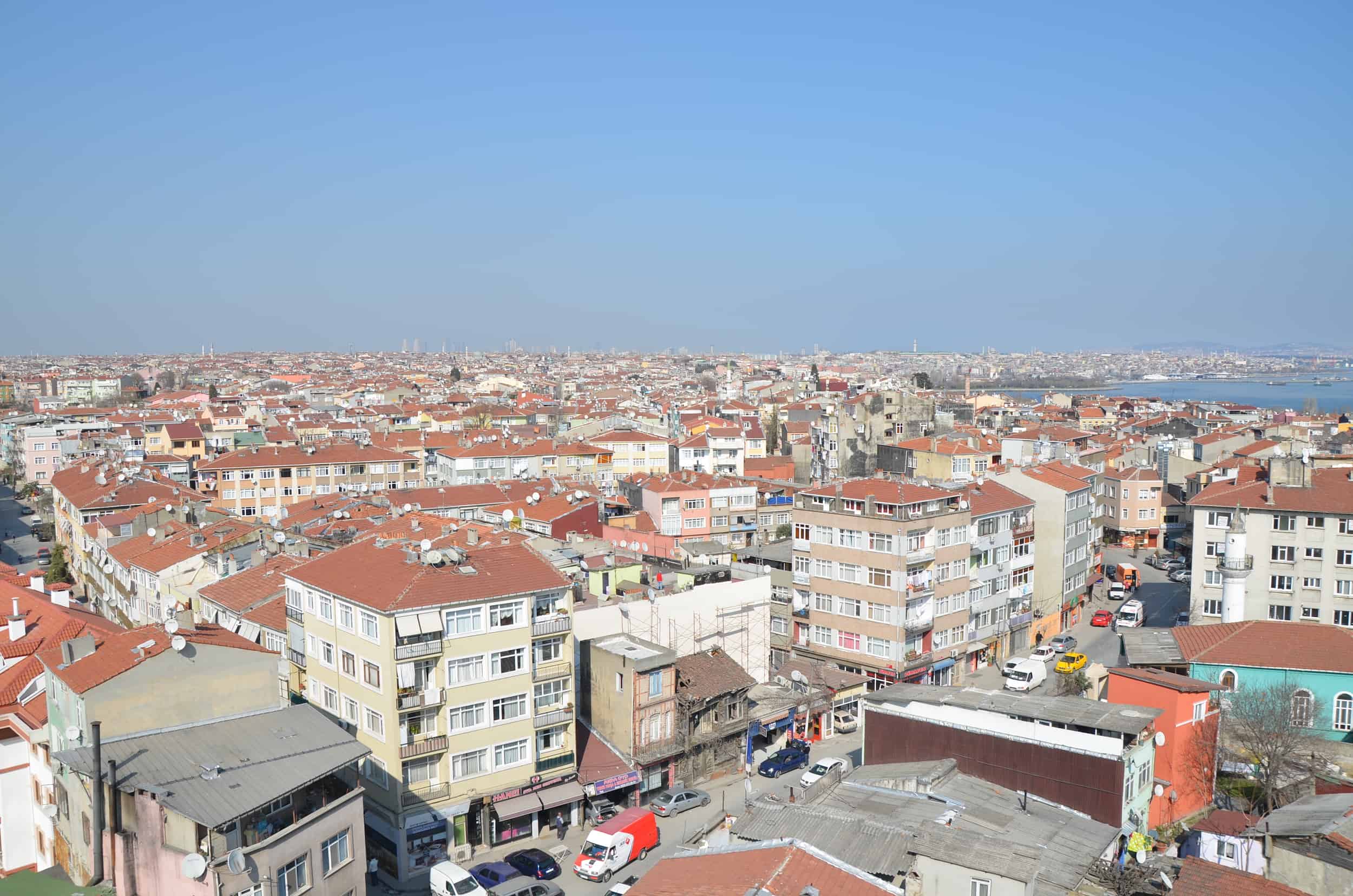 View of the Fatih district