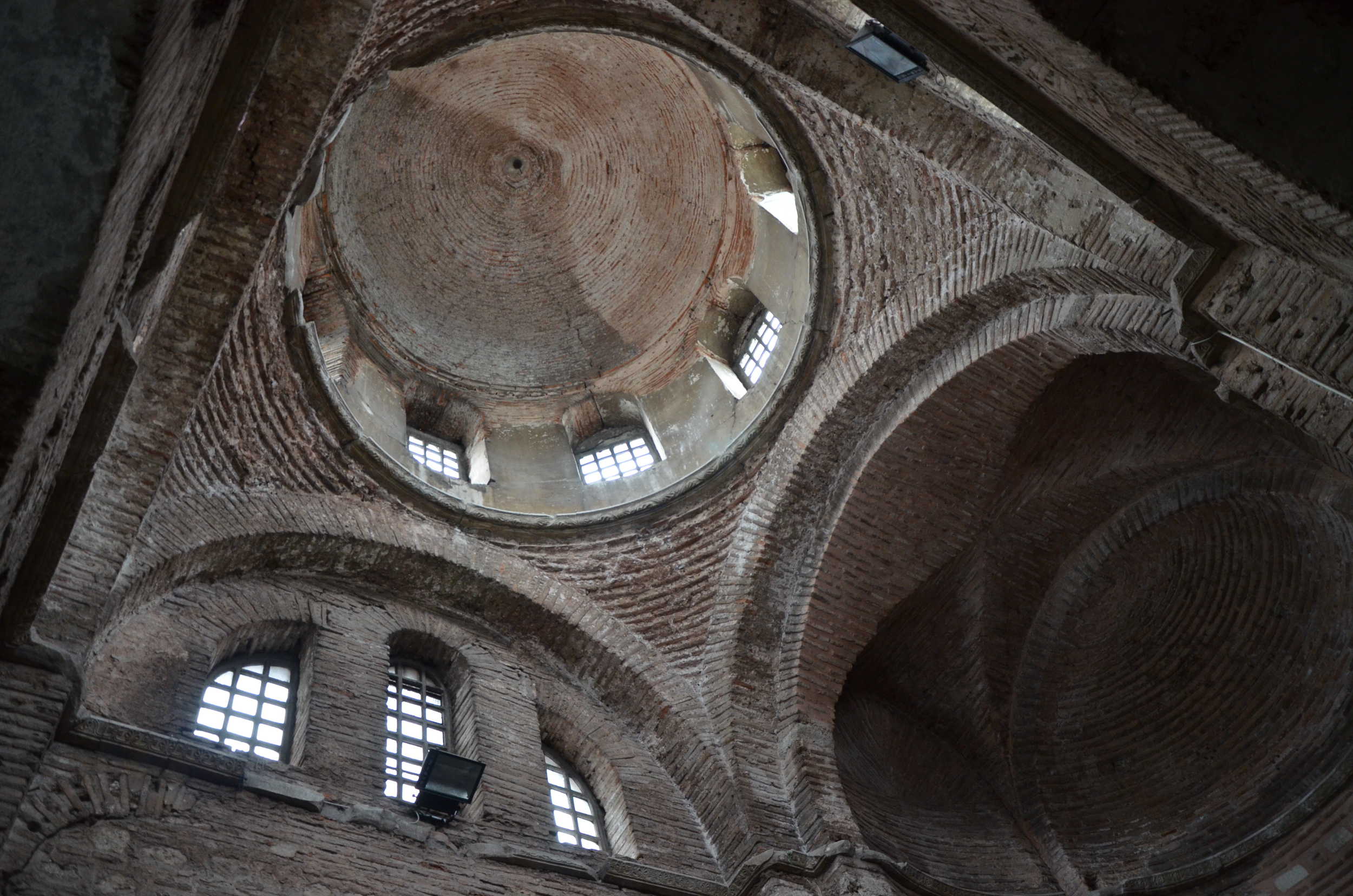 Dome of the north church at the Molla Fenari Isa Mosque in Istanbul, Turkey