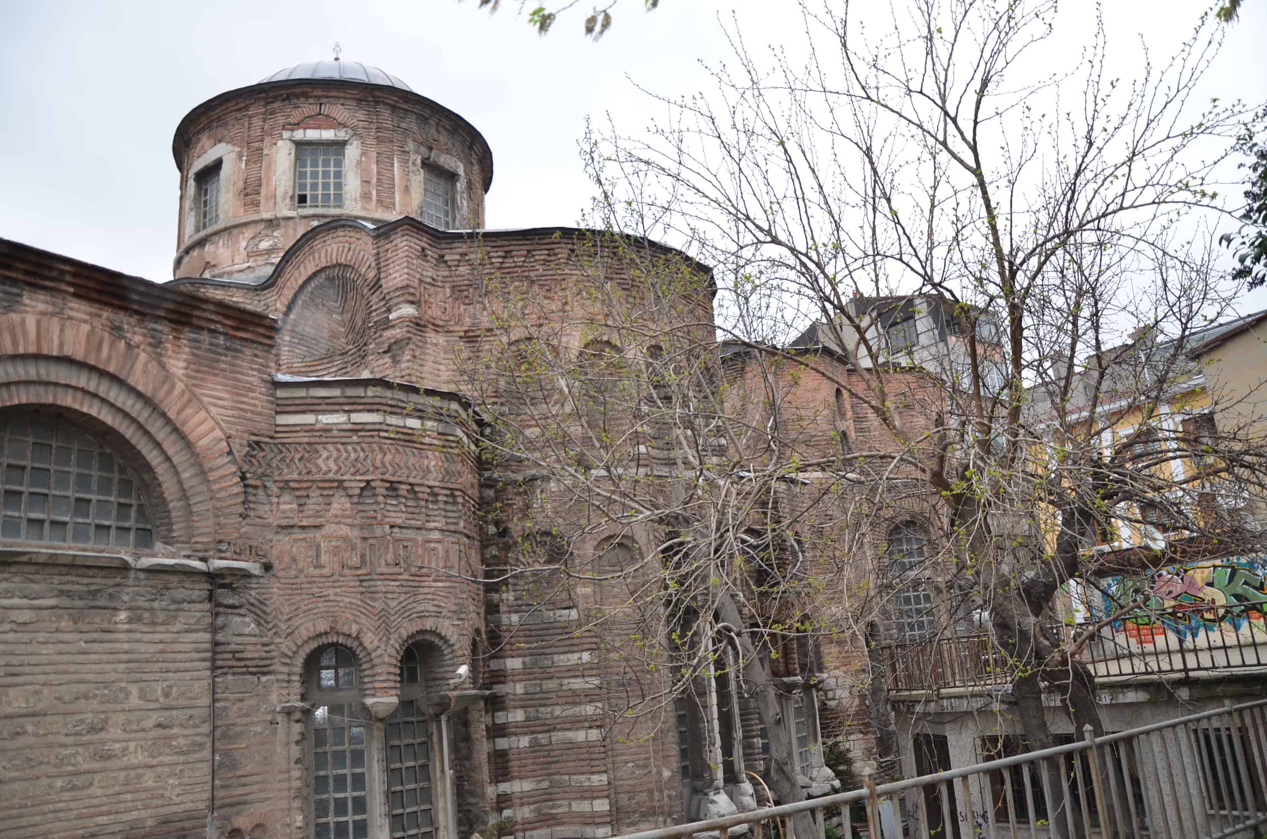 Rear of the Molla Fenari Isa Mosque in Istanbul, Turkey