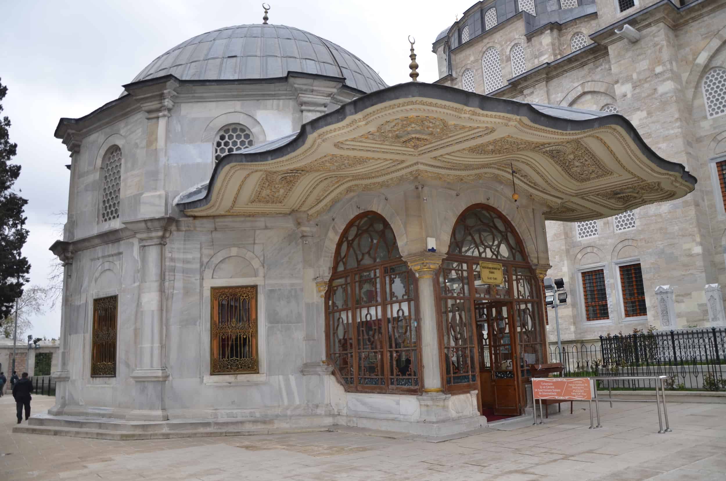 Tomb of Mehmed II at the Fatih Mosque in Istanbul, Turkey