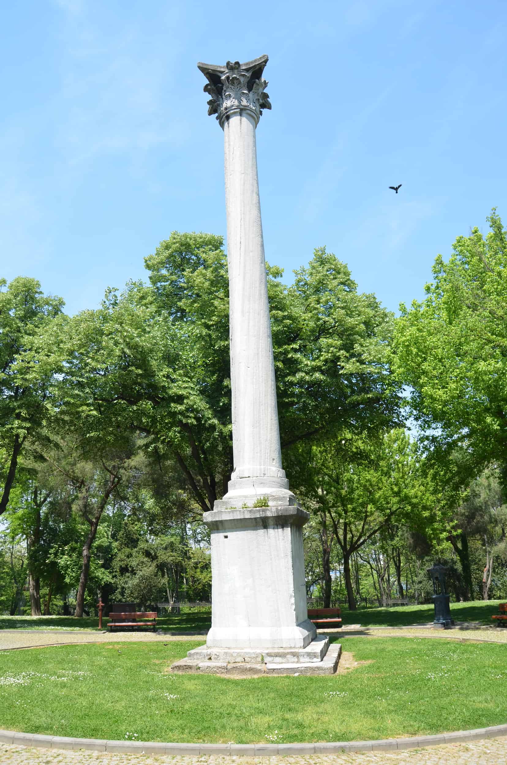 Column of the Goths at Gülhane Park in Istanbul, Turkey