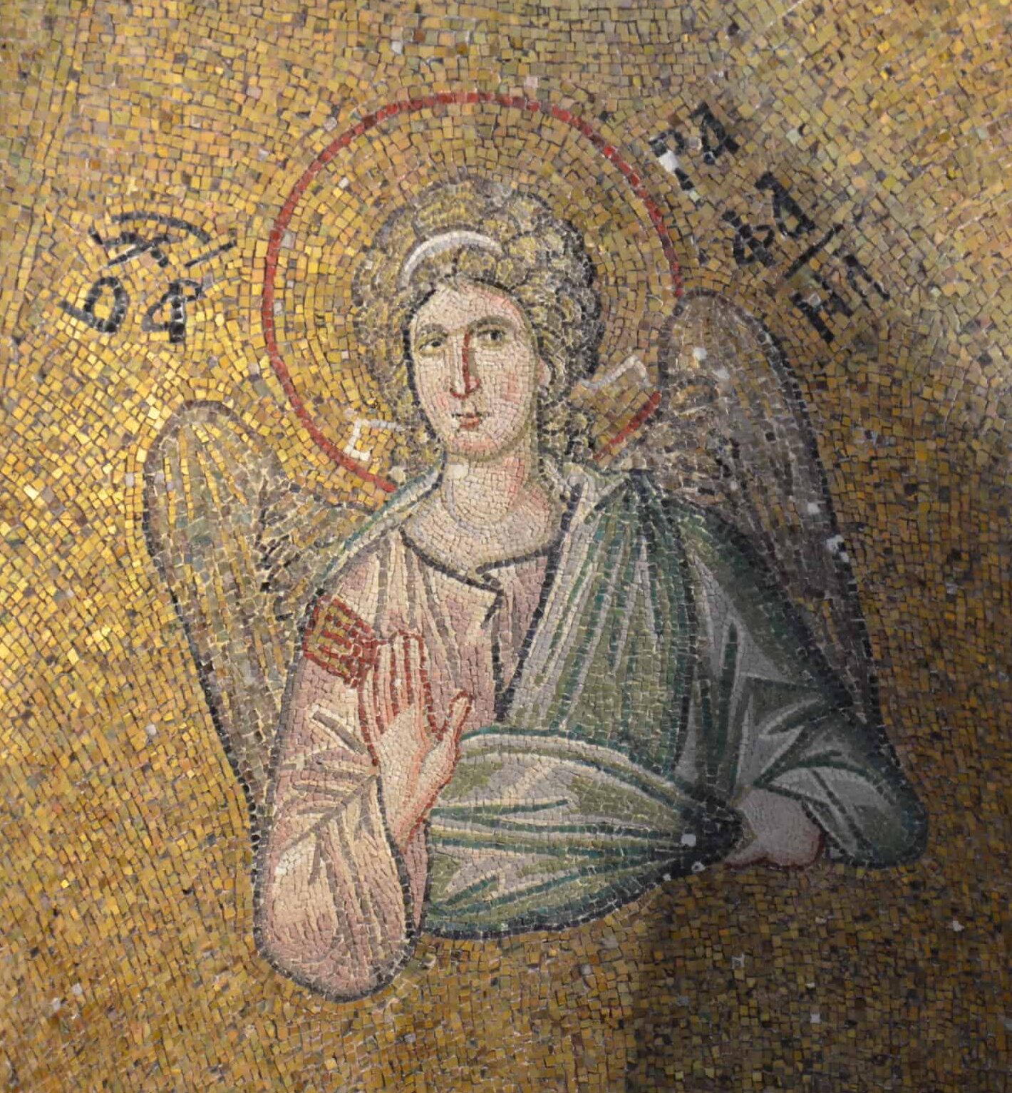 Archangel Raphael at the Pammakaristos Church in Istanbul, Turkey