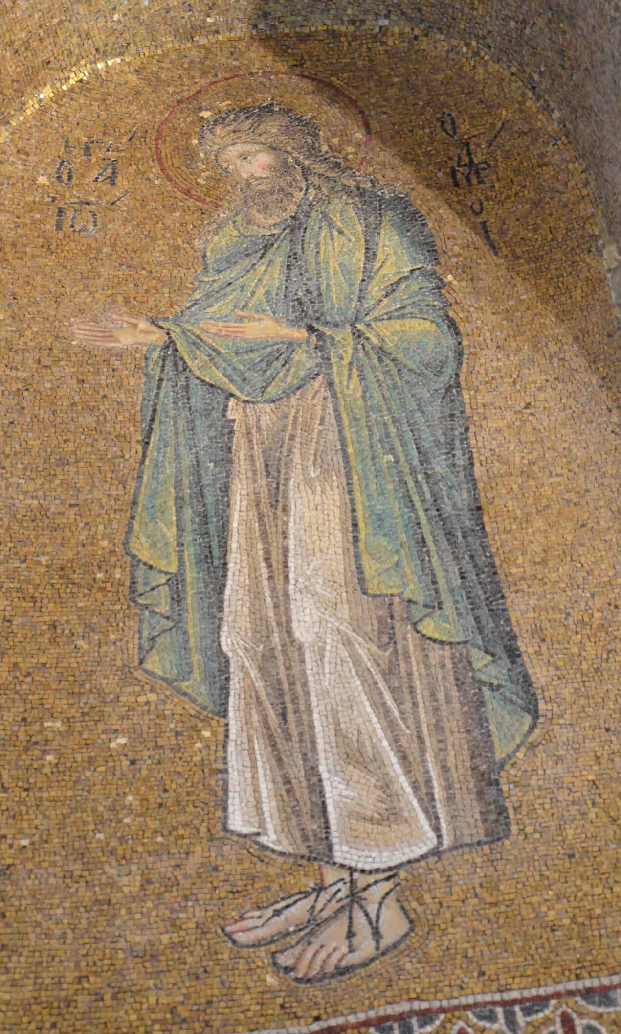 St. John the Baptist at the Pammakaristos Church in Istanbul, Turkey