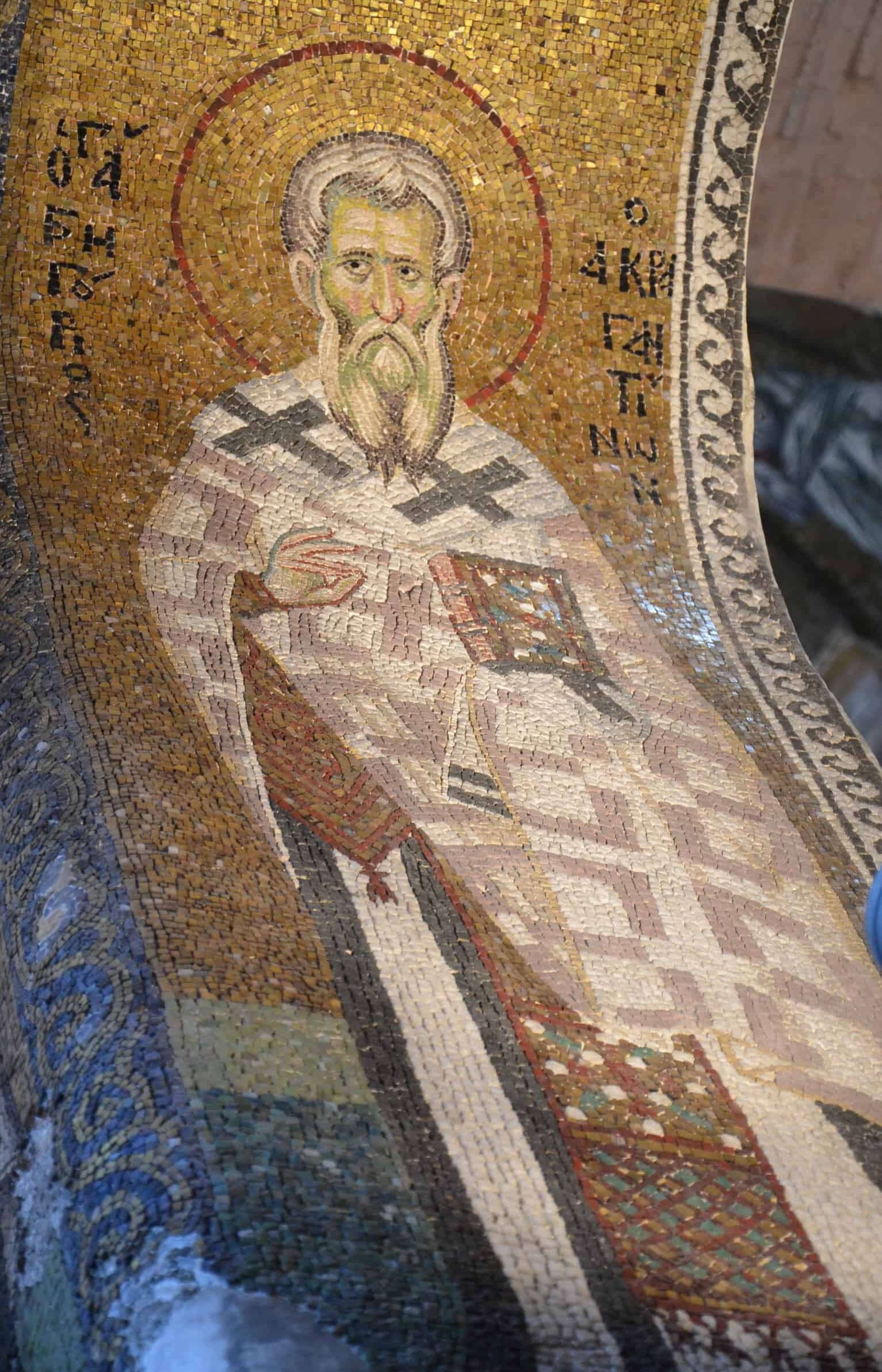 St. Gregory of Agrigentum at the Pammakaristos Church in Istanbul, Turkey