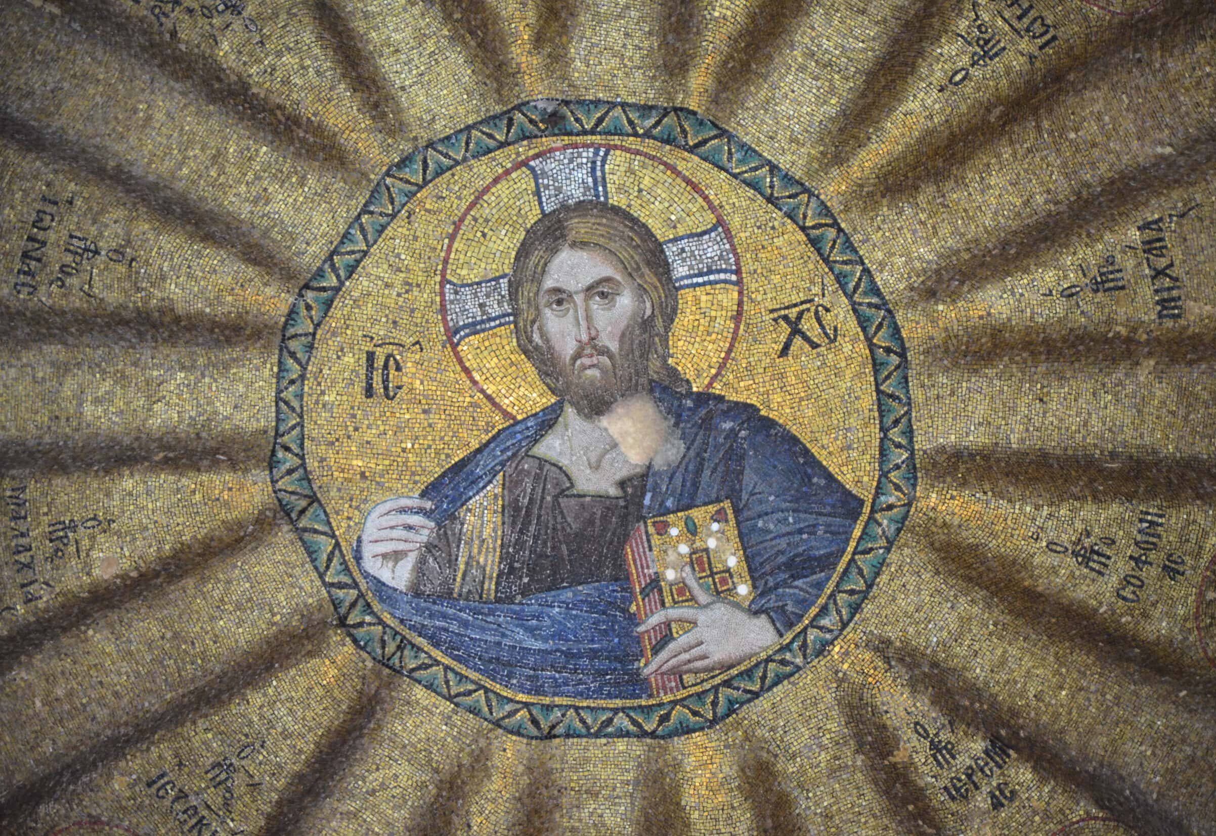 Christ Pantocrator at the Pammakaristos Church in Istanbul, Turkey