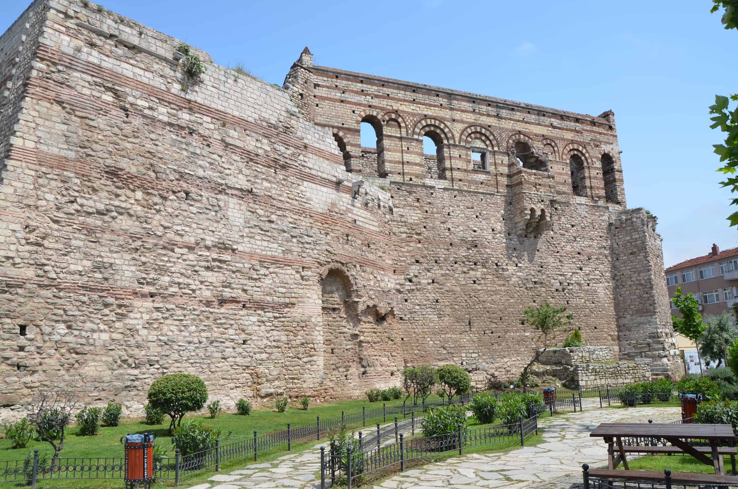 Palace of the Porphyrogenitus before restoration in May 2012 in Istanbul, Turkey