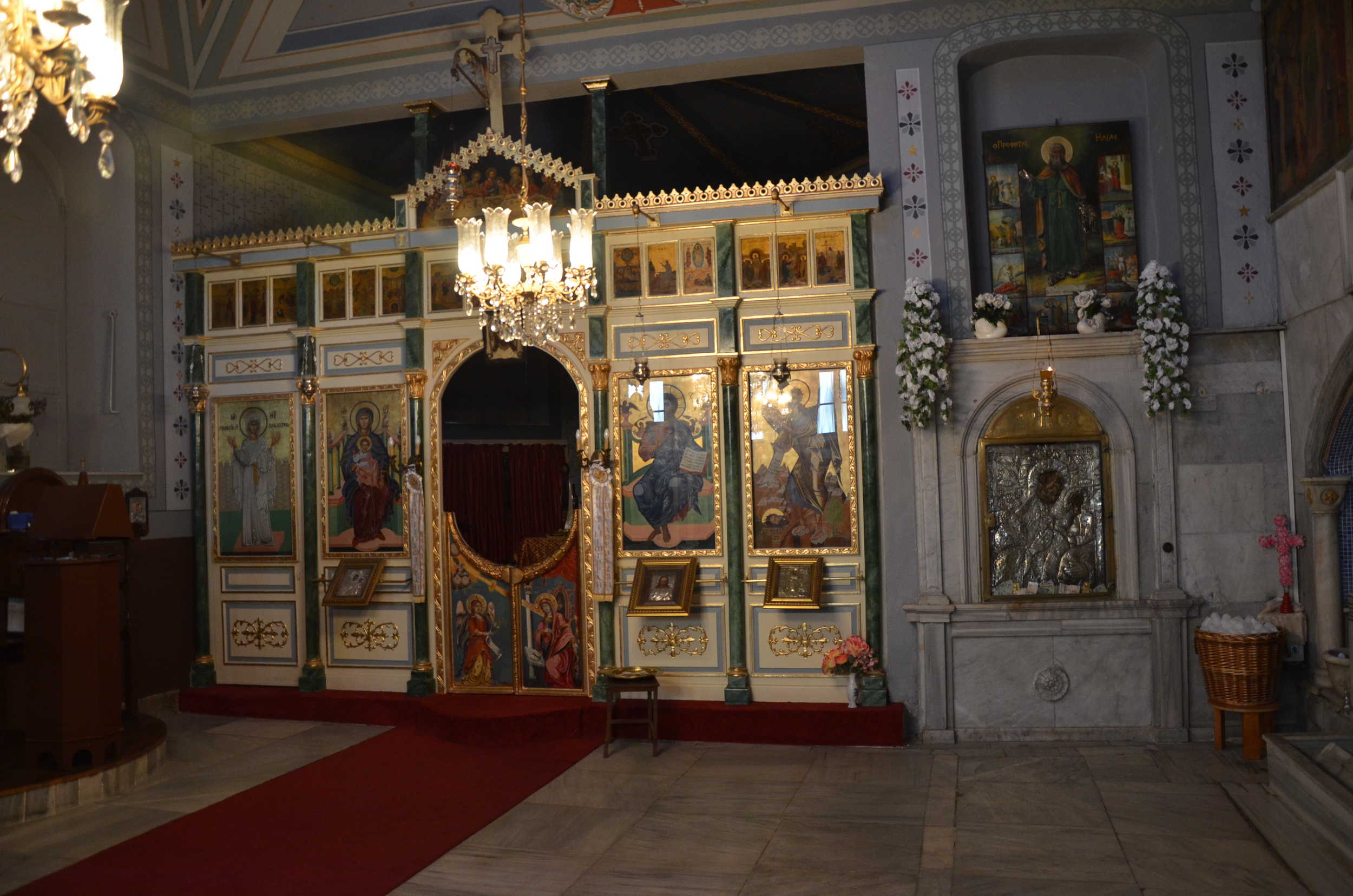 Iconostasis at Panagia Vlacherna Church
