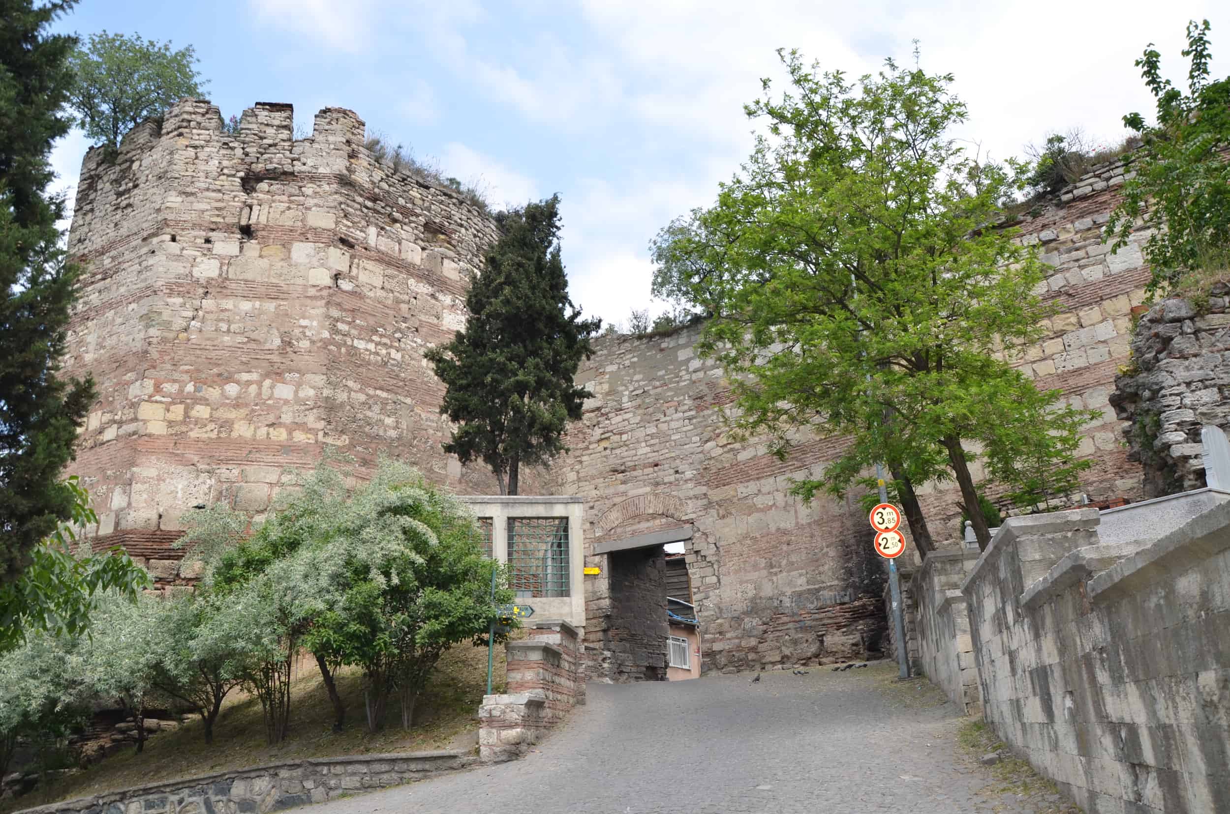Gate of the Bootmakers' Quarter / Eğri Kapı on the Walls of Blachernae in Ayvansaray, Istanbul, Turkey