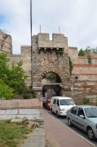 Gate of the Spring / Silivri Kapısı on the Theodosian Walls of Constantinople in Istanbul, Turkey