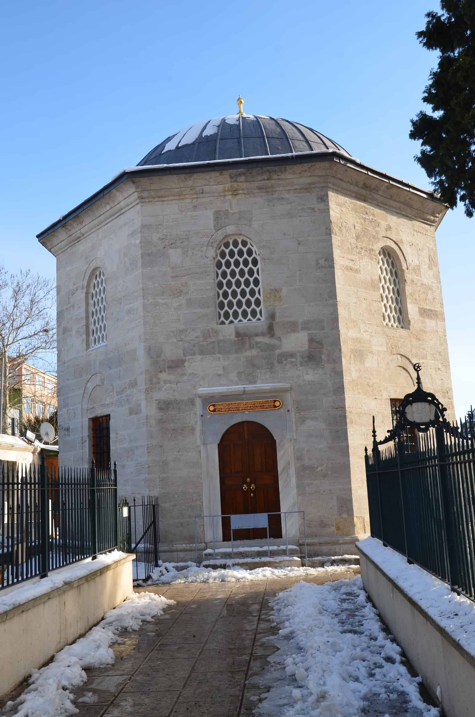 Tomb of Gülbahar Hatun at the Fatih Mosque in Istanbul, Turkey