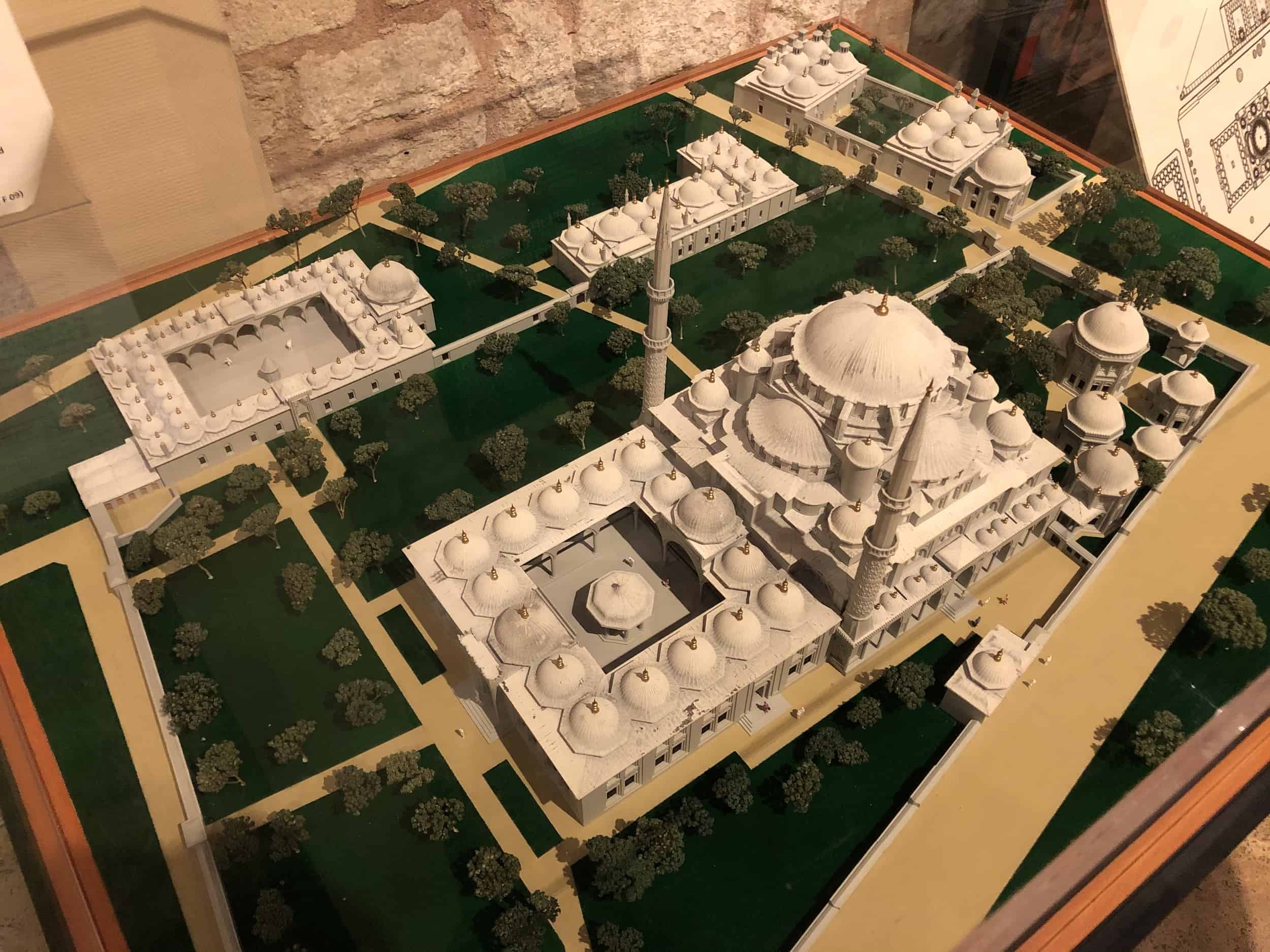 Model of the Şehzade Mosque (Istanbul)