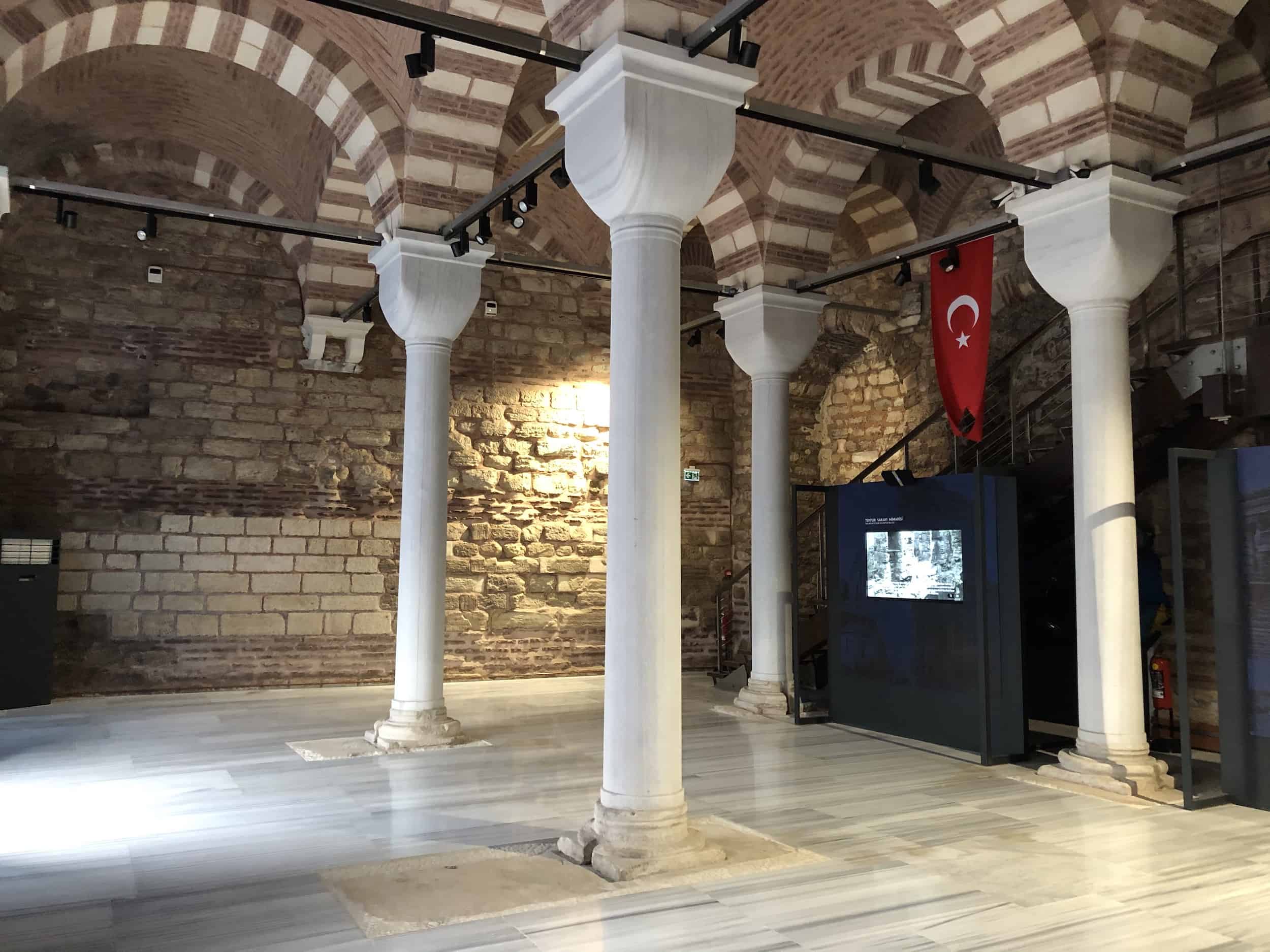 Ground floor of the Palace of the Porphyrogenitus in Istanbul, Turkey