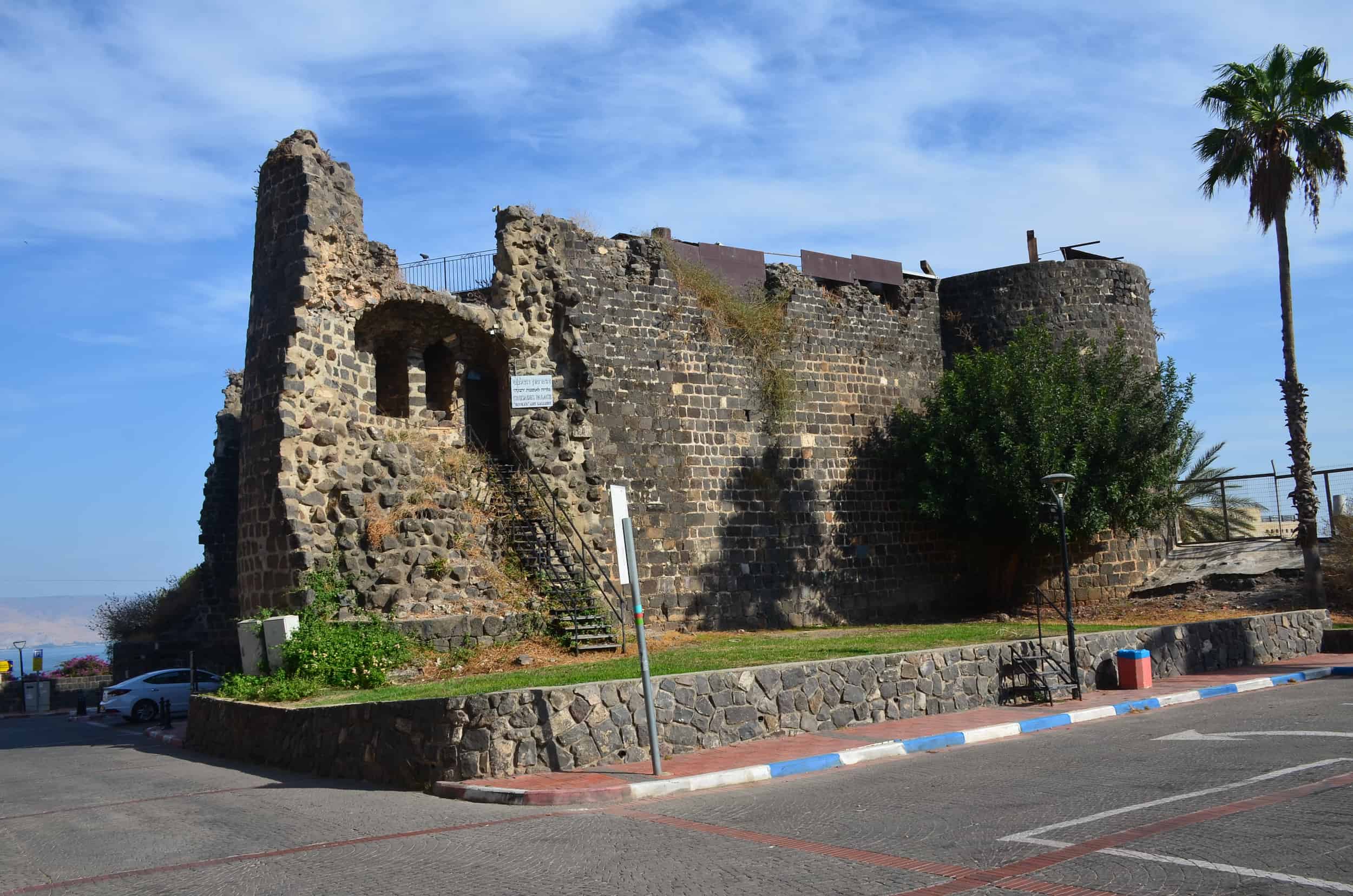 Fortress ruins in Tiberias, Israel