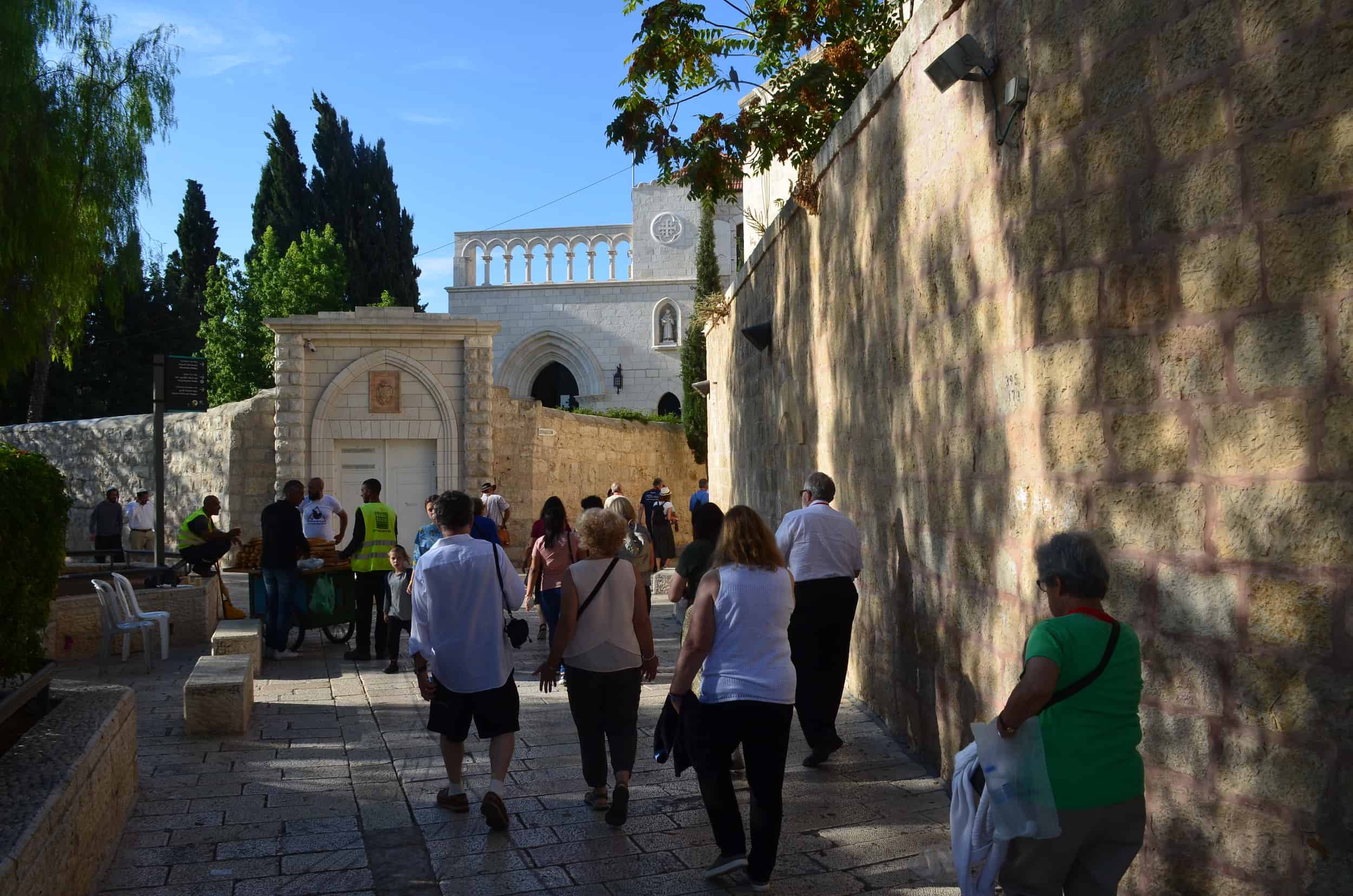 Entrance to Mount Zion in Jerusalem