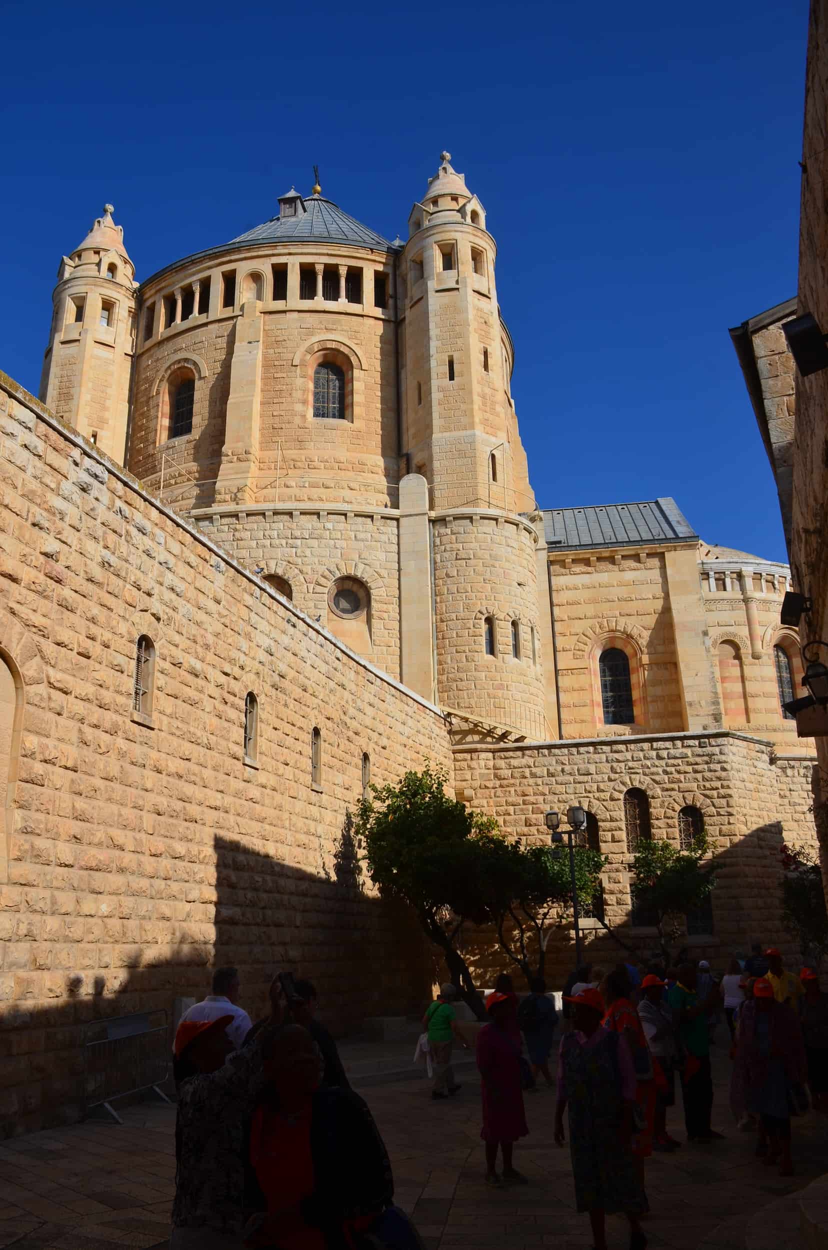 Dormition Abbey on Mount Zion in Jerusalem