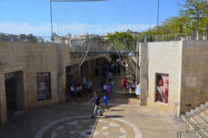 Eastern end of Mamilla Mall near the Jaffa Gate in Jerusalem