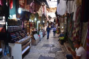 David Street in the Christian Quarter of the Old City of Jerusalem