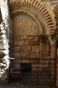 Arch of the Virgin Mary in the Christian Quarter of the Old City of Jerusalem