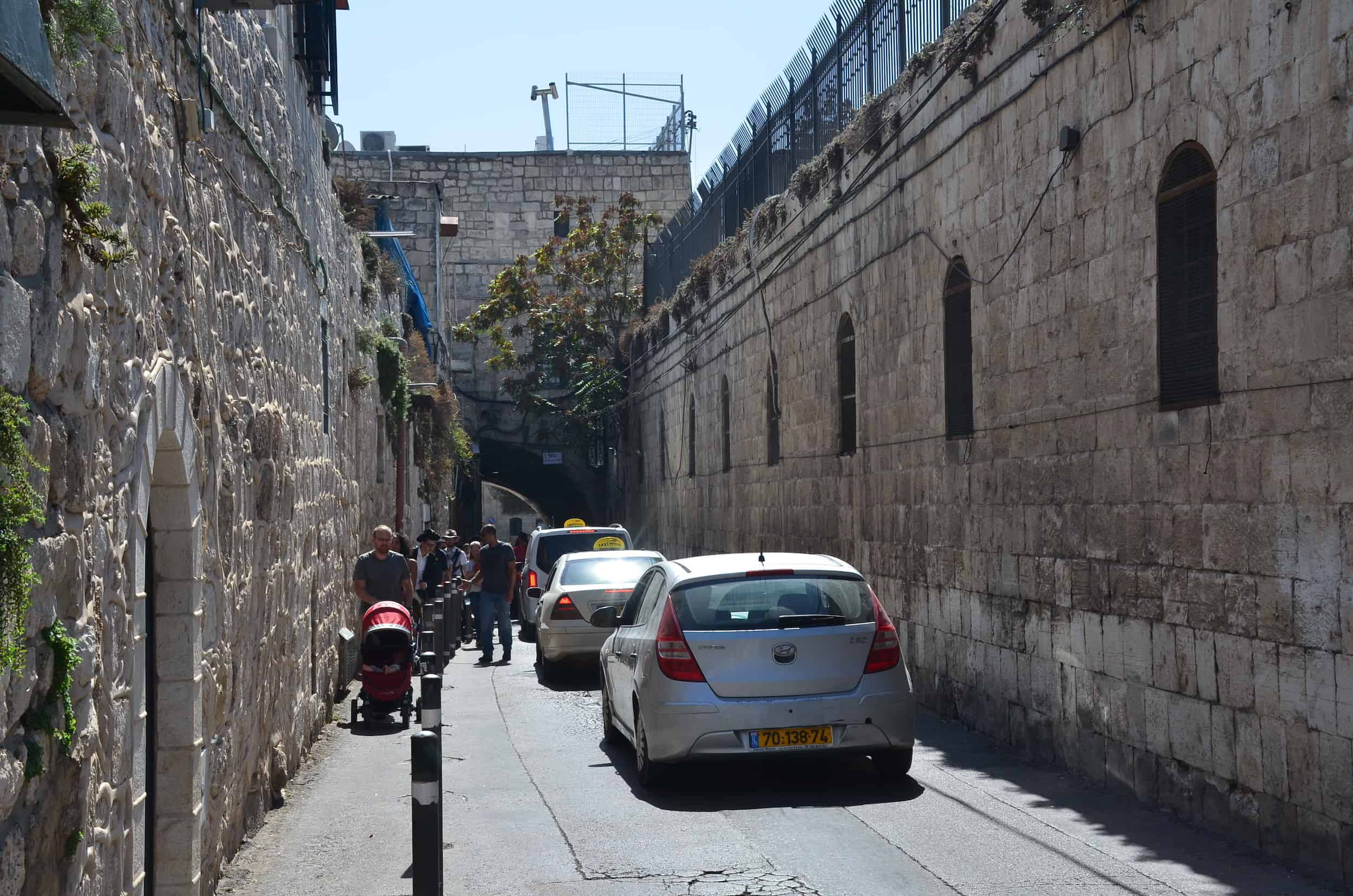 Armenian Orthodox Patriarchate Road in the Armenian Quarter of Jerusalem