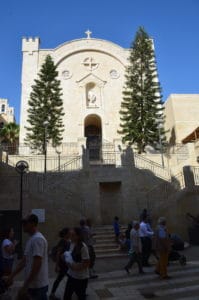 Convent of St. Vincent de Paul on Mamilla Mall in Jerusalem