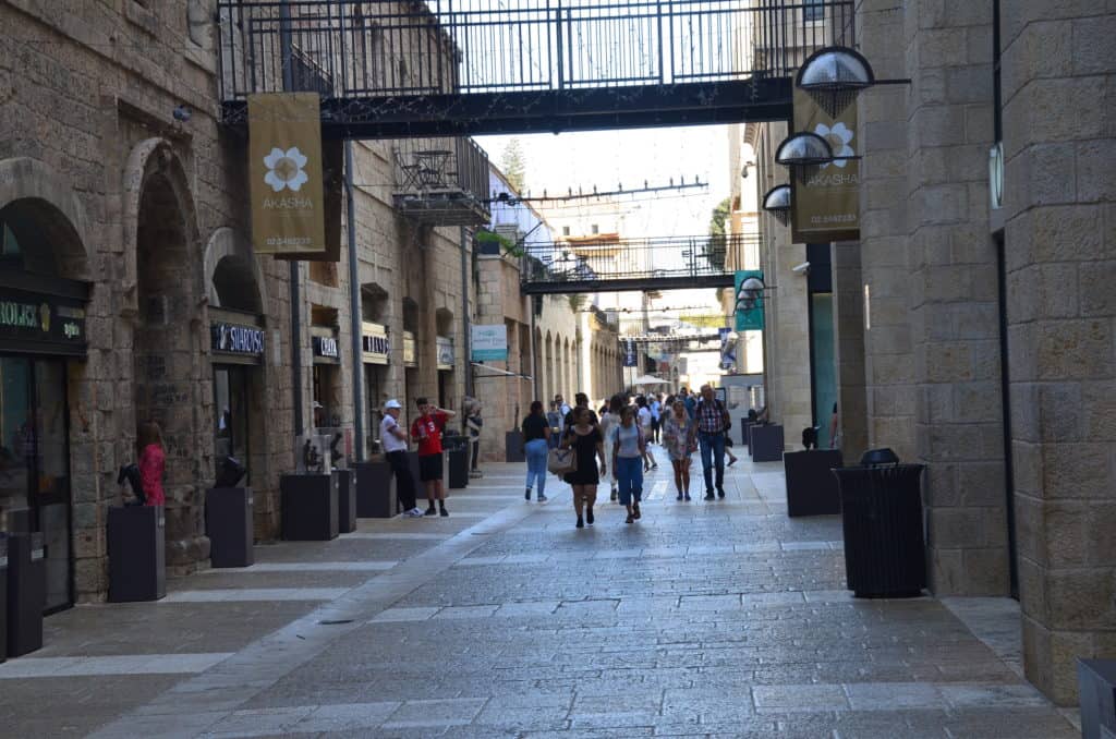 Mamilla Mall outside the Old City of Jerusalem