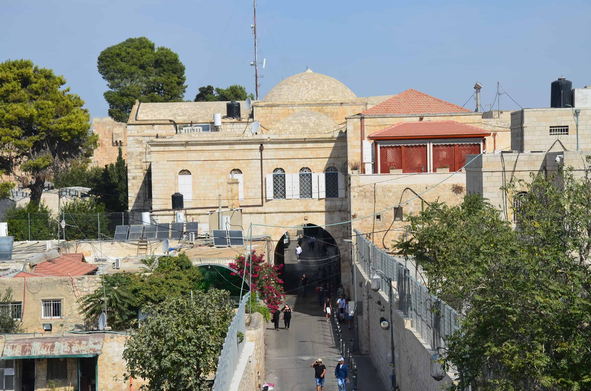 Armenian Patriarchate of Jerusalem from the Ramparts Walk