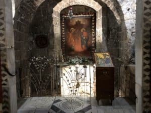 Chapel at the spring at the Greek Orthodox Church of the Annunciation in Nazareth, Israel