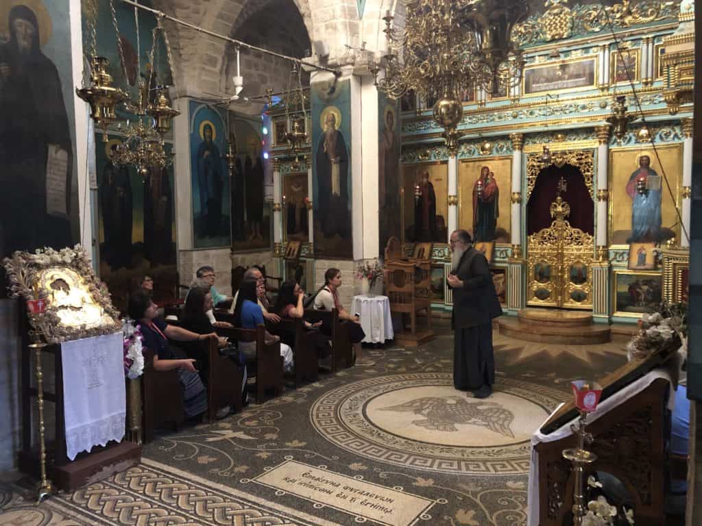 Church at the Monastery of Saint Gerasimos in Palestine