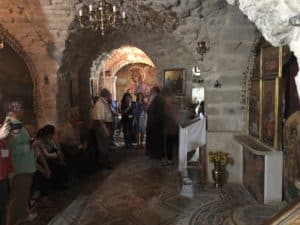 Crypt at the Monastery of Saint Gerasimos in Palestine