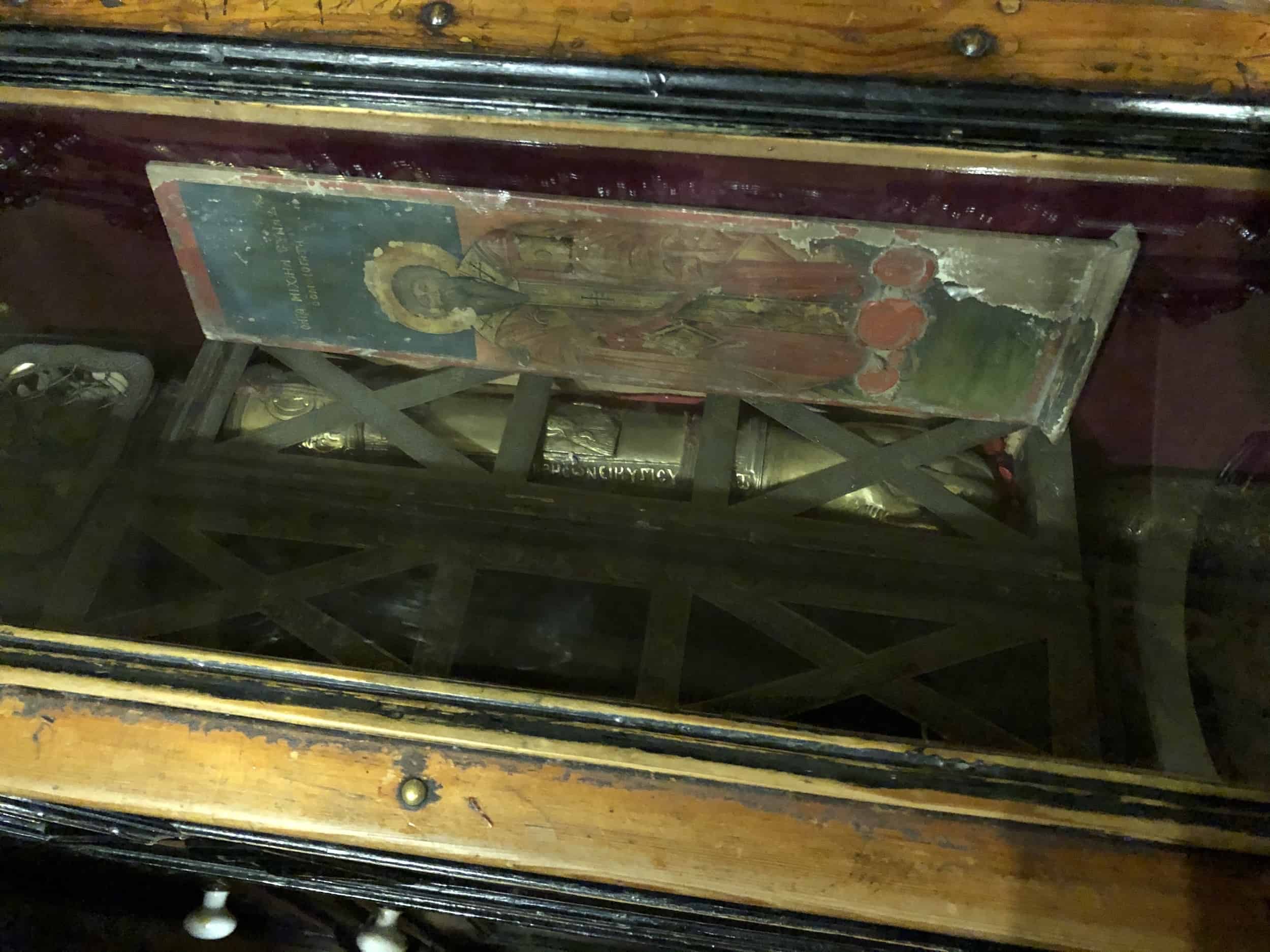 Relics in the Greek Orthodox Treasury