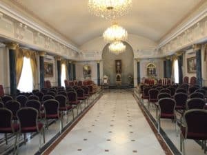 Reception hall of the Greek Orthodox Patriarchate of Jerusalem