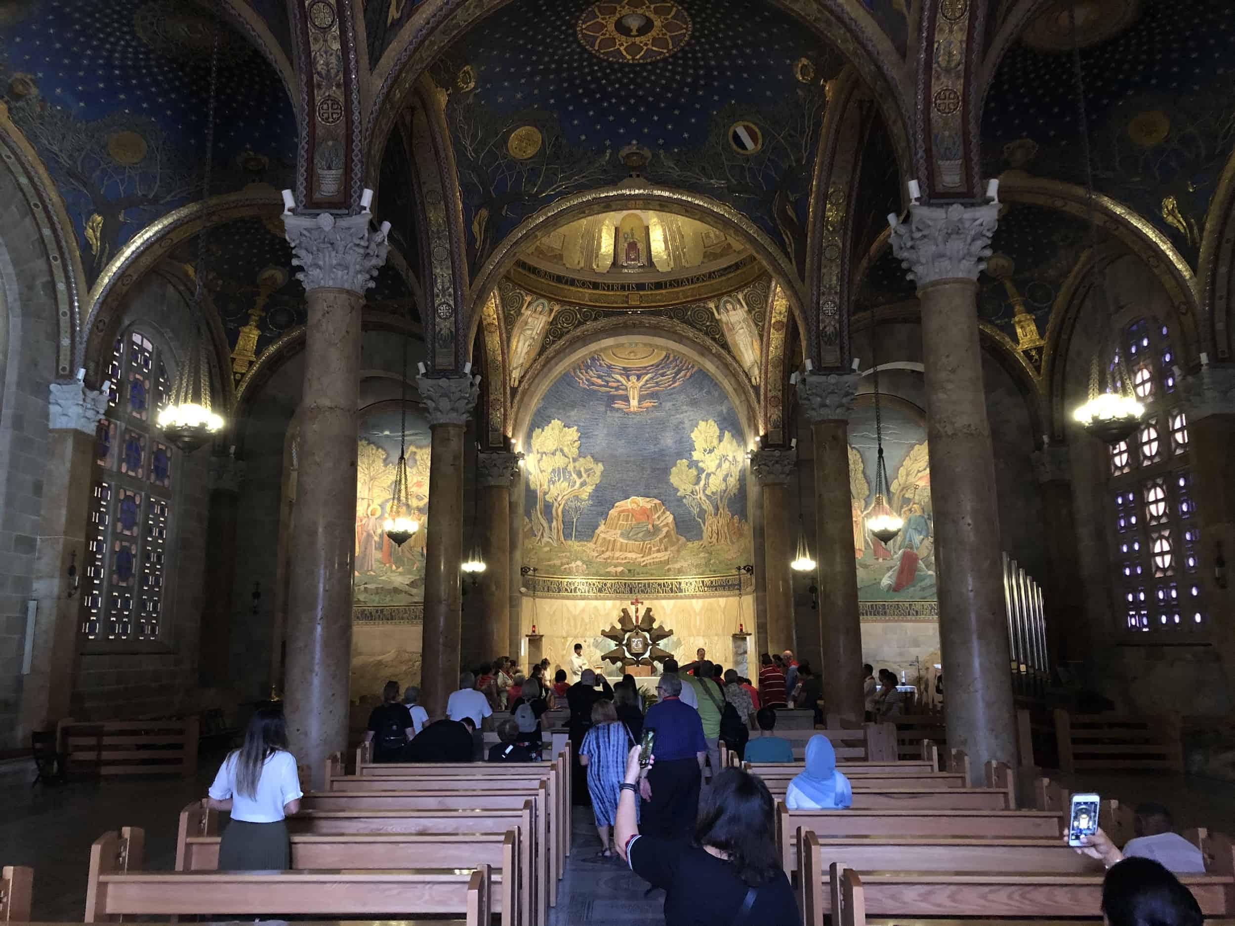 Church of All Nations at Gethsemane in Jerusalem