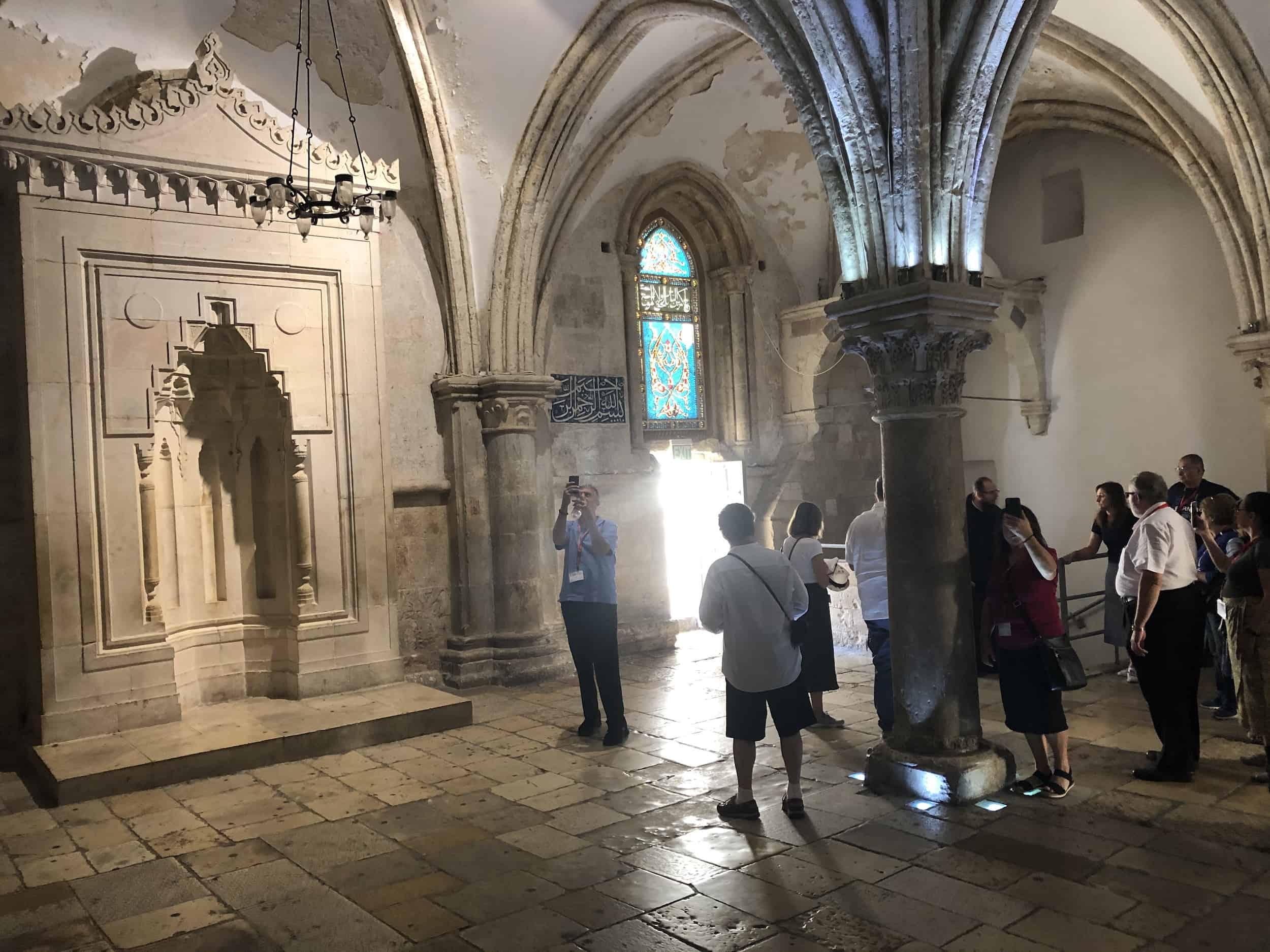 Cenacle on Mount Zion in Jerusalem