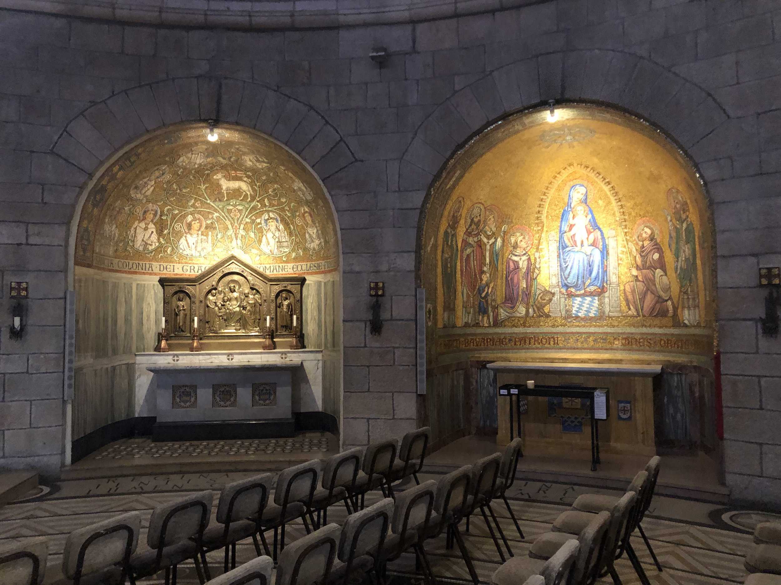 Altars at Dormition Abbey