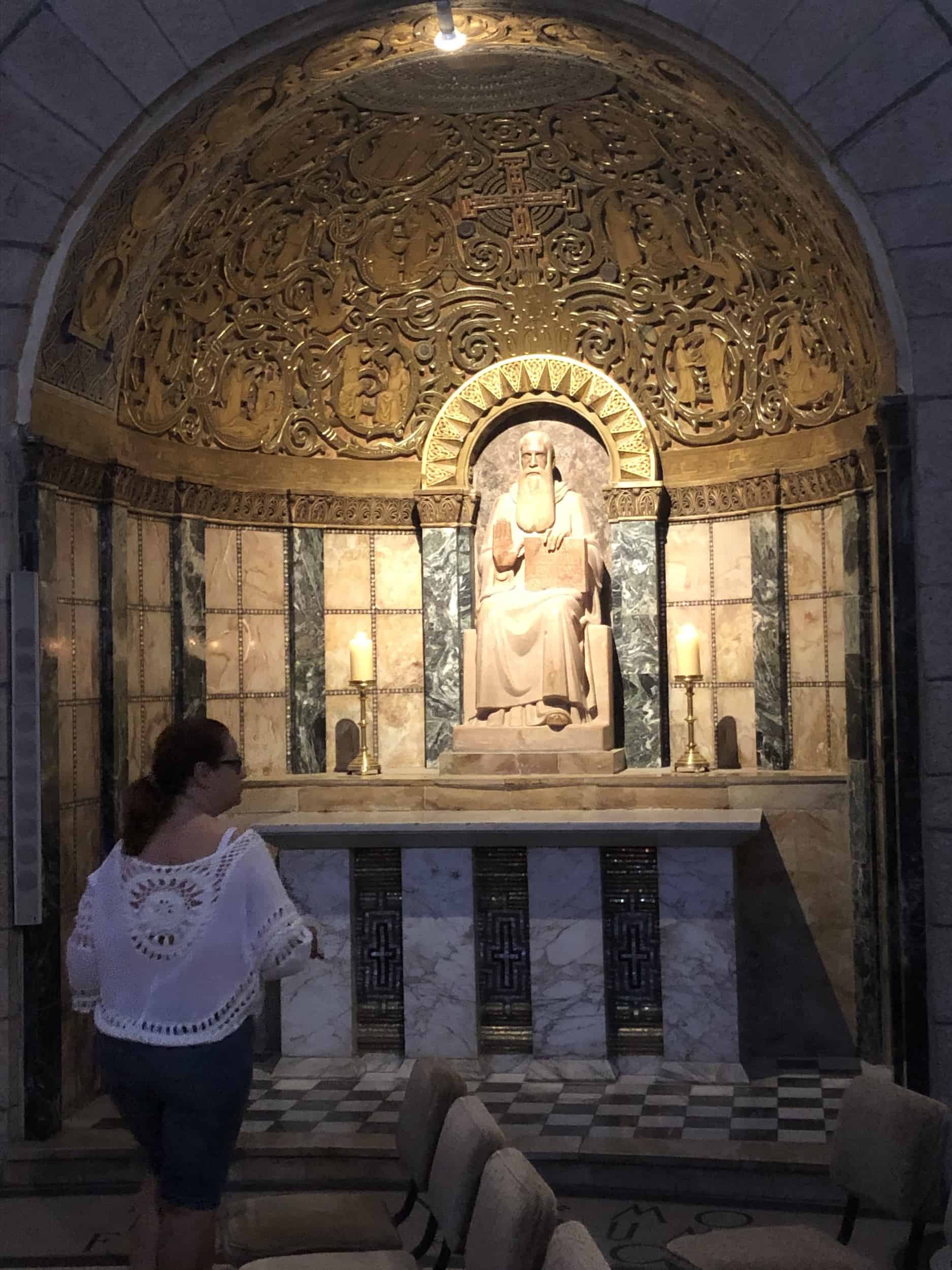 An altar at Dormition Abbey