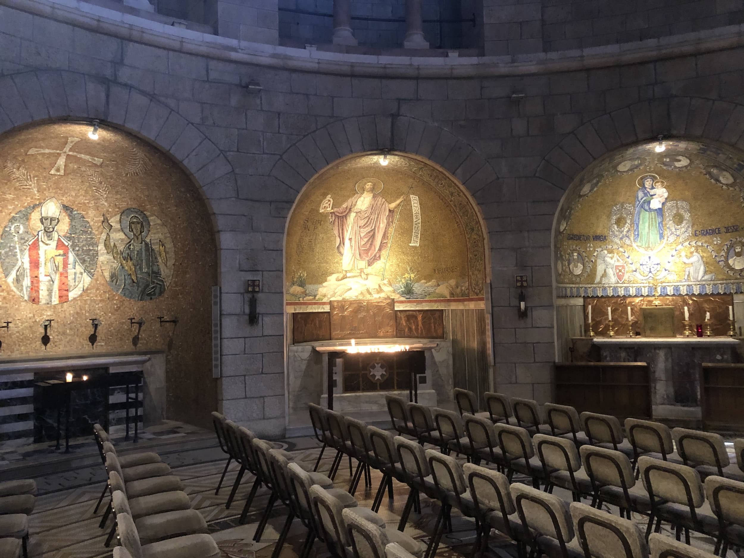 Altars at Dormition Abbey