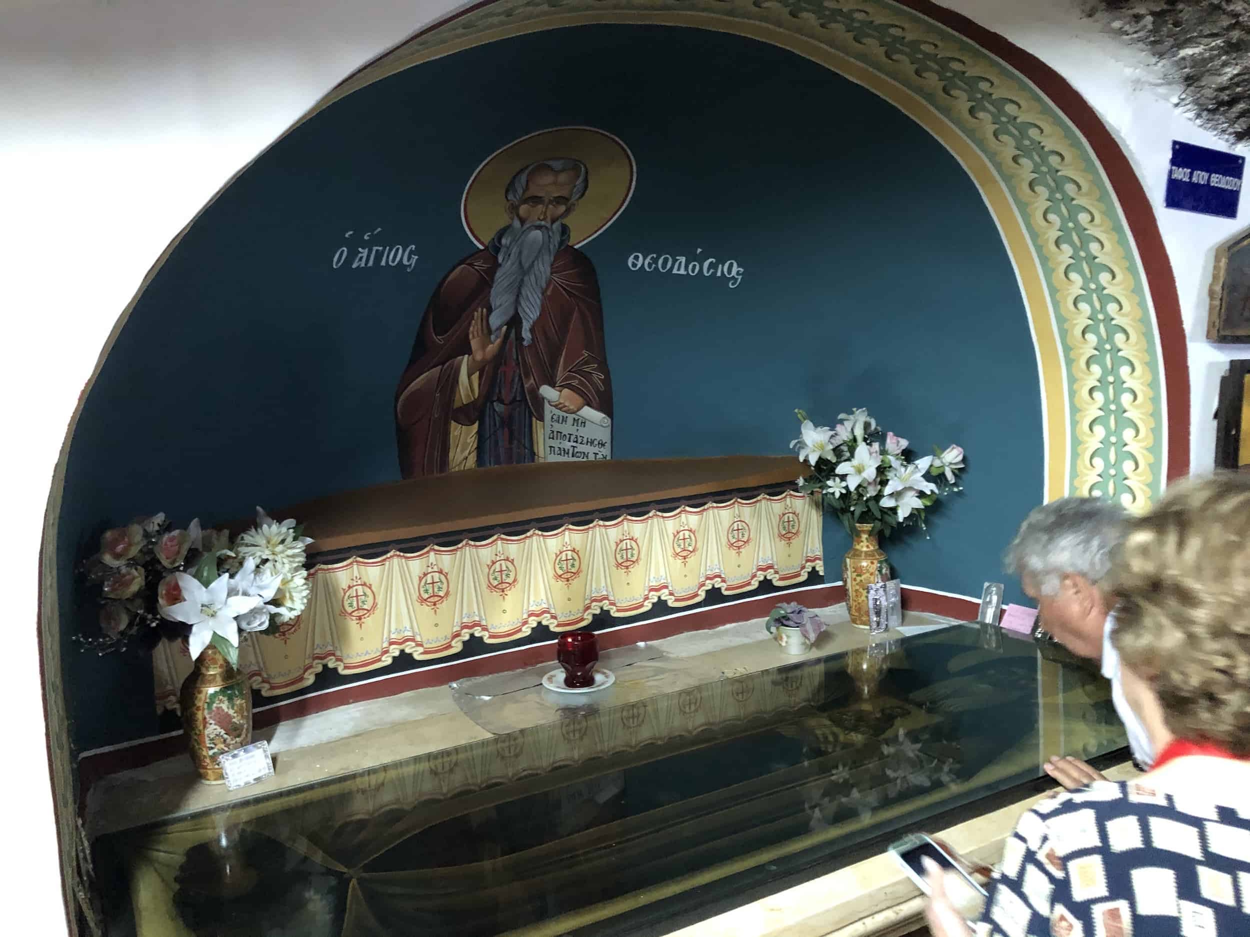 Tomb of St. Theodosius at the Monastery of Saint Theodosius in al-Ubeidiya, Palestine