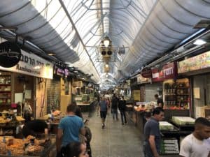 Etz Hayyim Street at Mahane Yehuda Market in Jerusalem