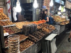 Pastry shop at Mahane Yehuda Market in Jerusalem
