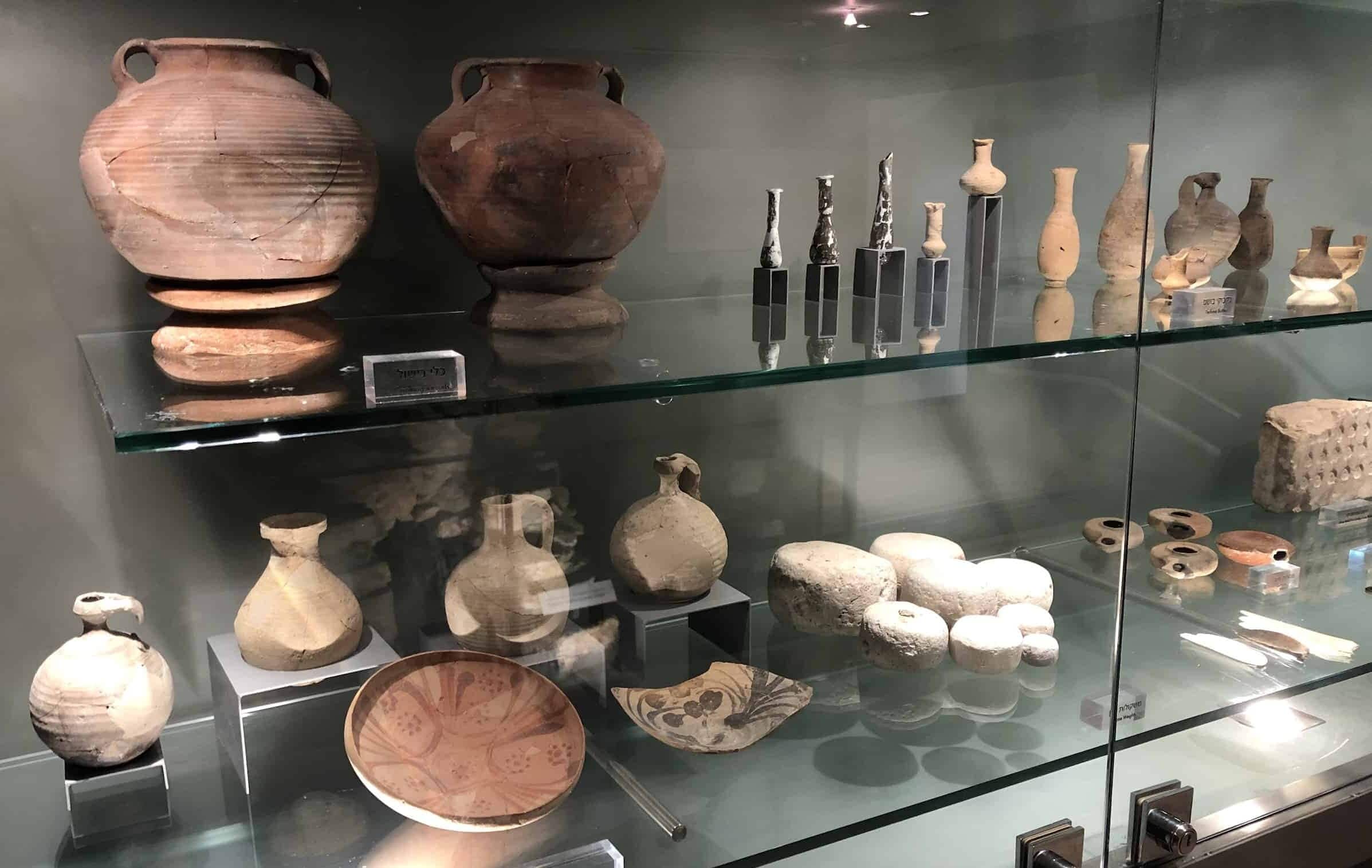 Artifacts from the Burnt House in the Jewish Quarter of Jerusalem