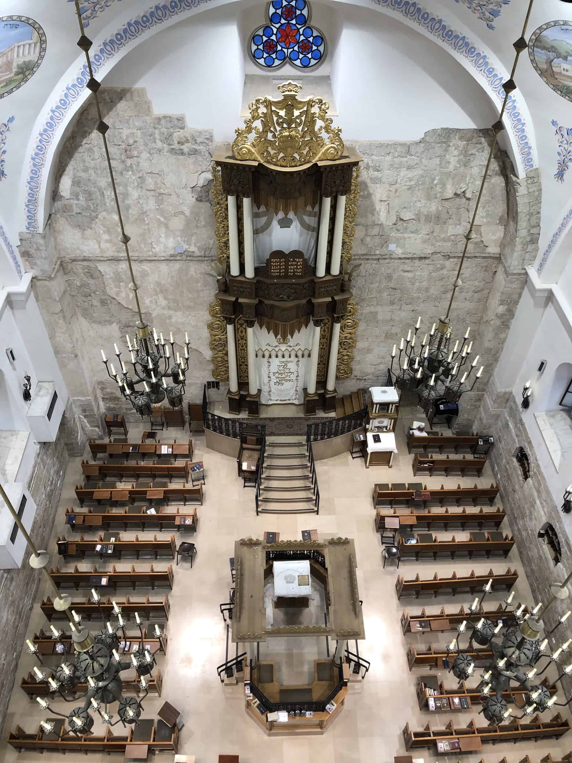 Hurva Synagogue in the Jewish Quarter of Jerusalem