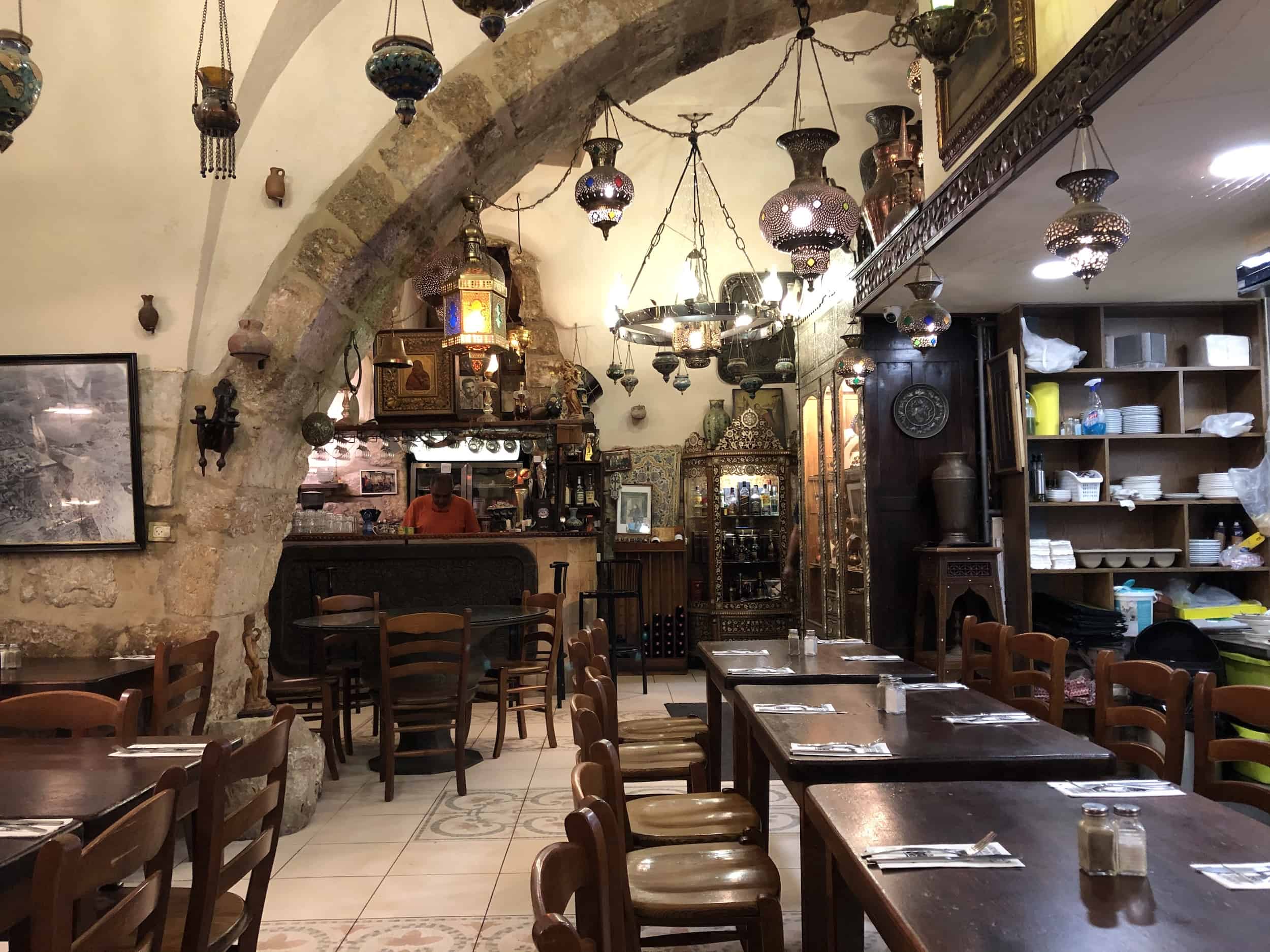 Armenian Tavern in the Armenian Quarter in Jerusalem