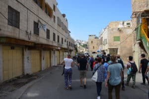 Al-Sahla Street in Hebron, Palestine