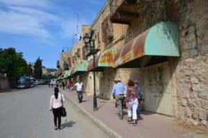 Al-Shuhada Street in Hebron, Palestine