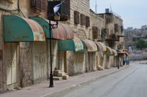 Al-Shuhada Street in Hebron, Palestine