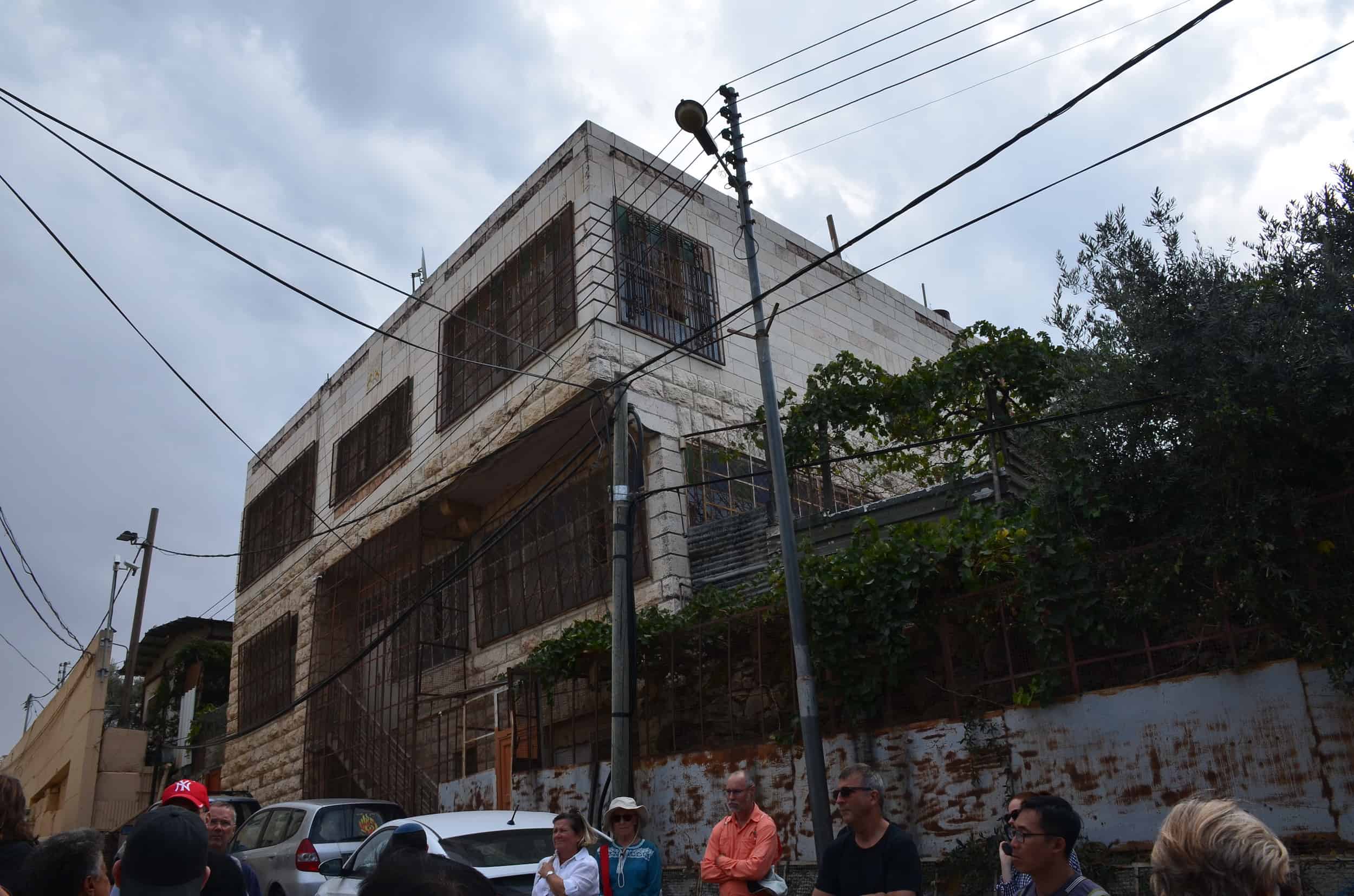 Palestinian home at Tel Rumeida in Hebron, Palestine