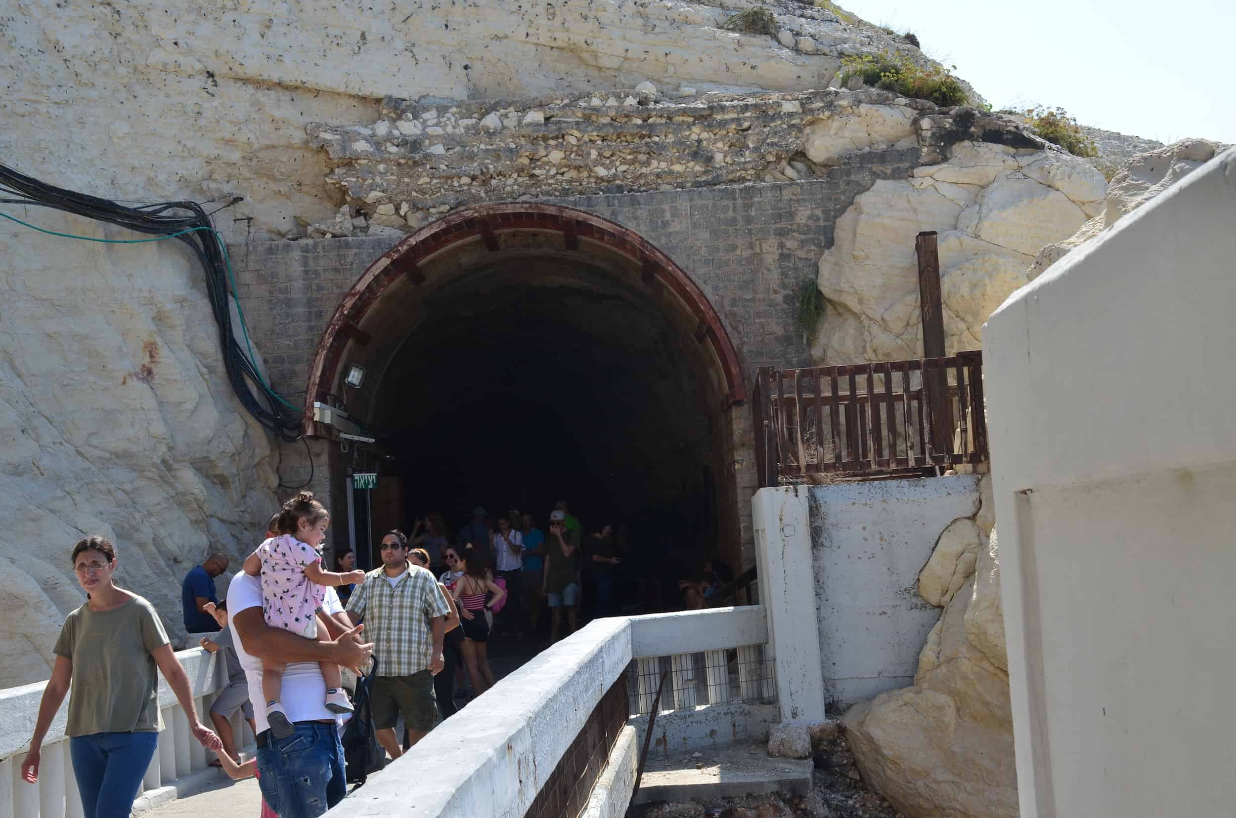 Northern entrance to the railway tunnel