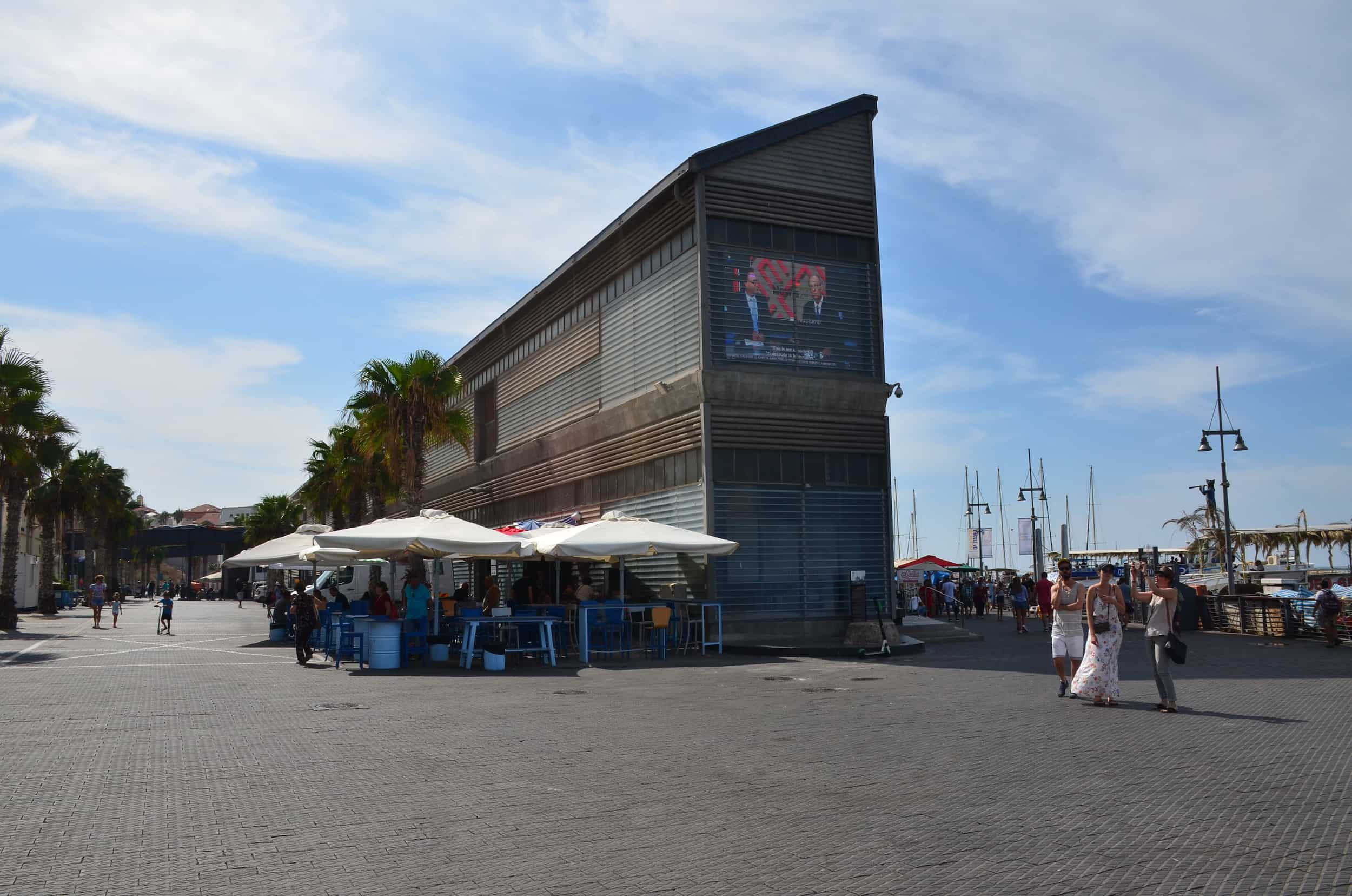 Modern building at Jaffa Port